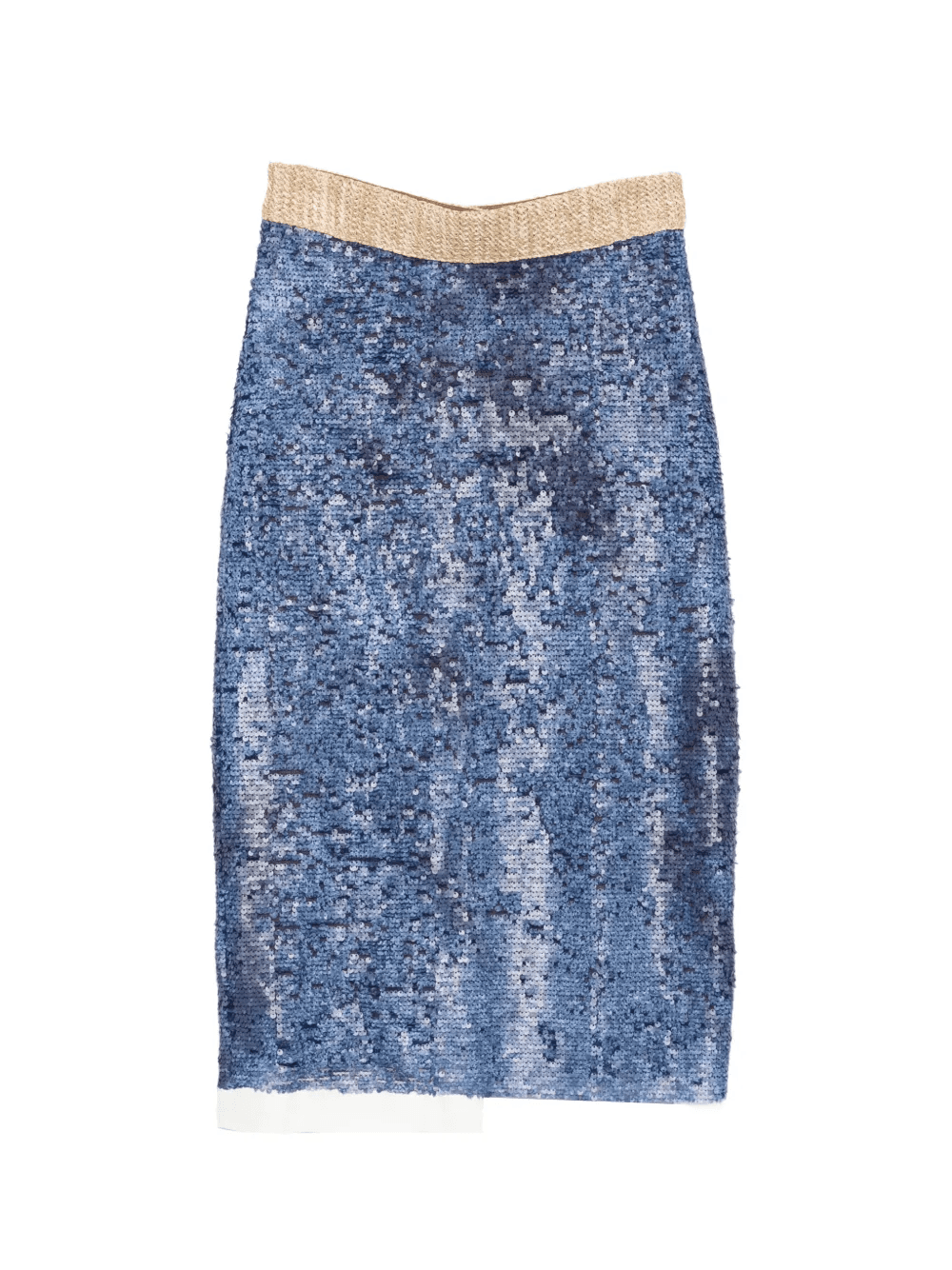 sequin-embellishment midi skirt - Image 1