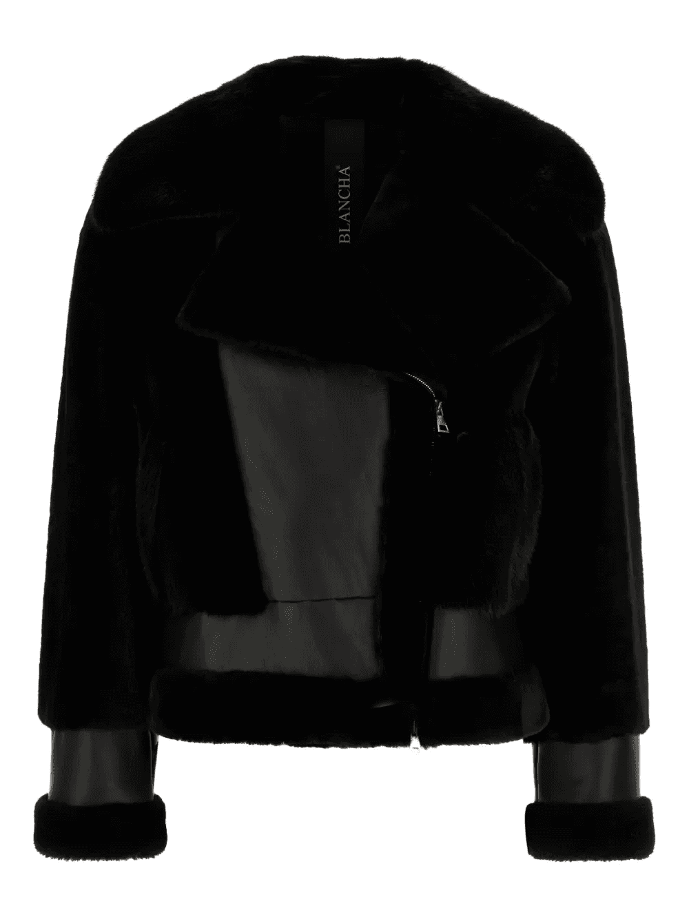 leather shearling jacket - Image 1