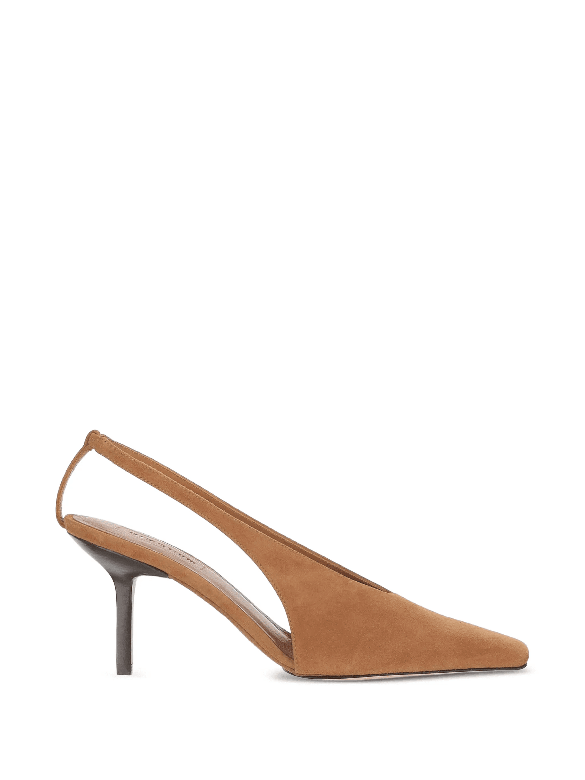 Evelina square-toe suede pumps - Image 1