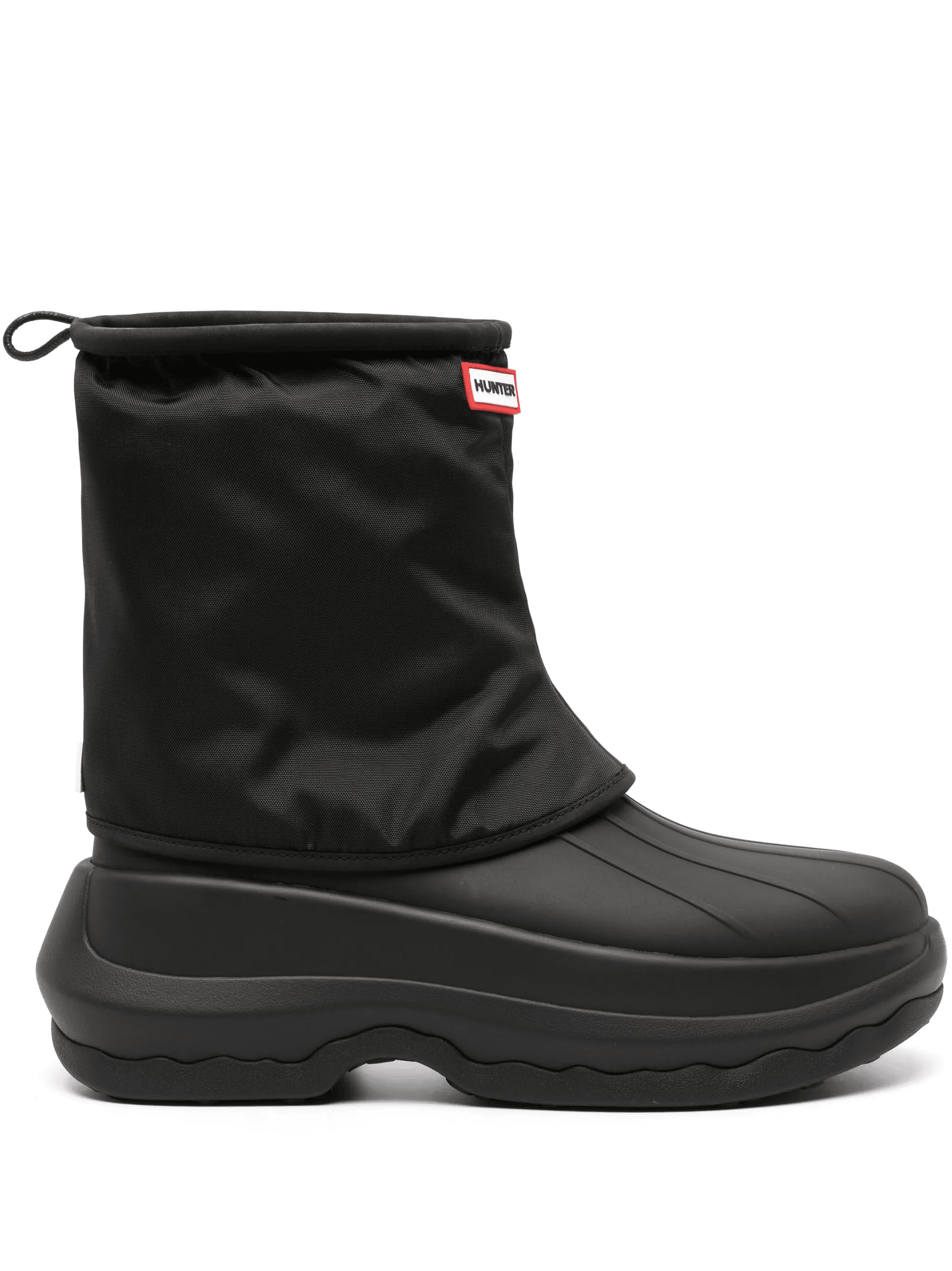 x Hunter logo-patch boots - Image 1