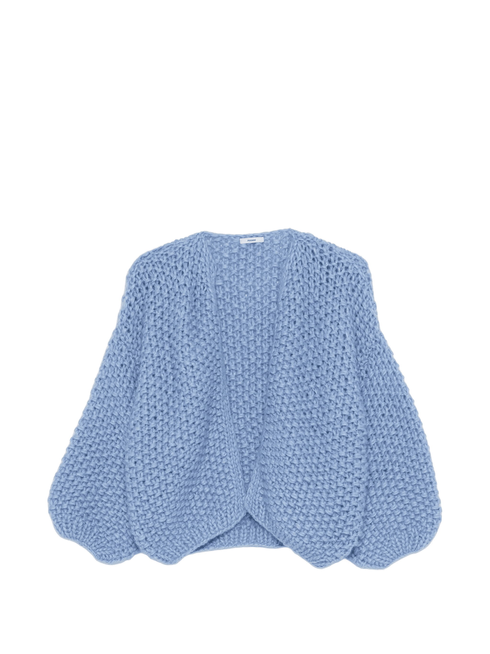 puff-sleeve cardigan - Image 1