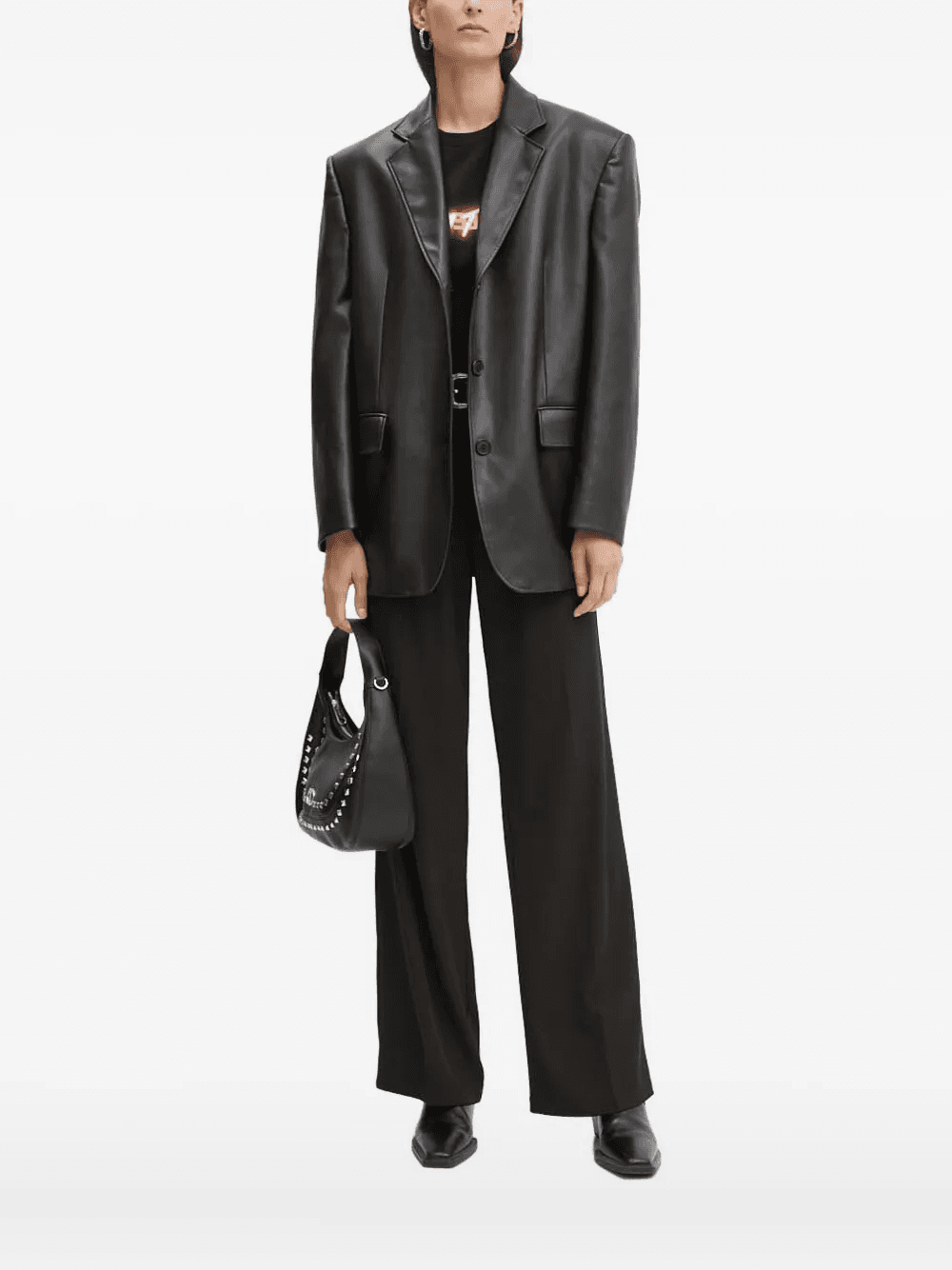 neon-graphic slogan T-shirt - Image 1