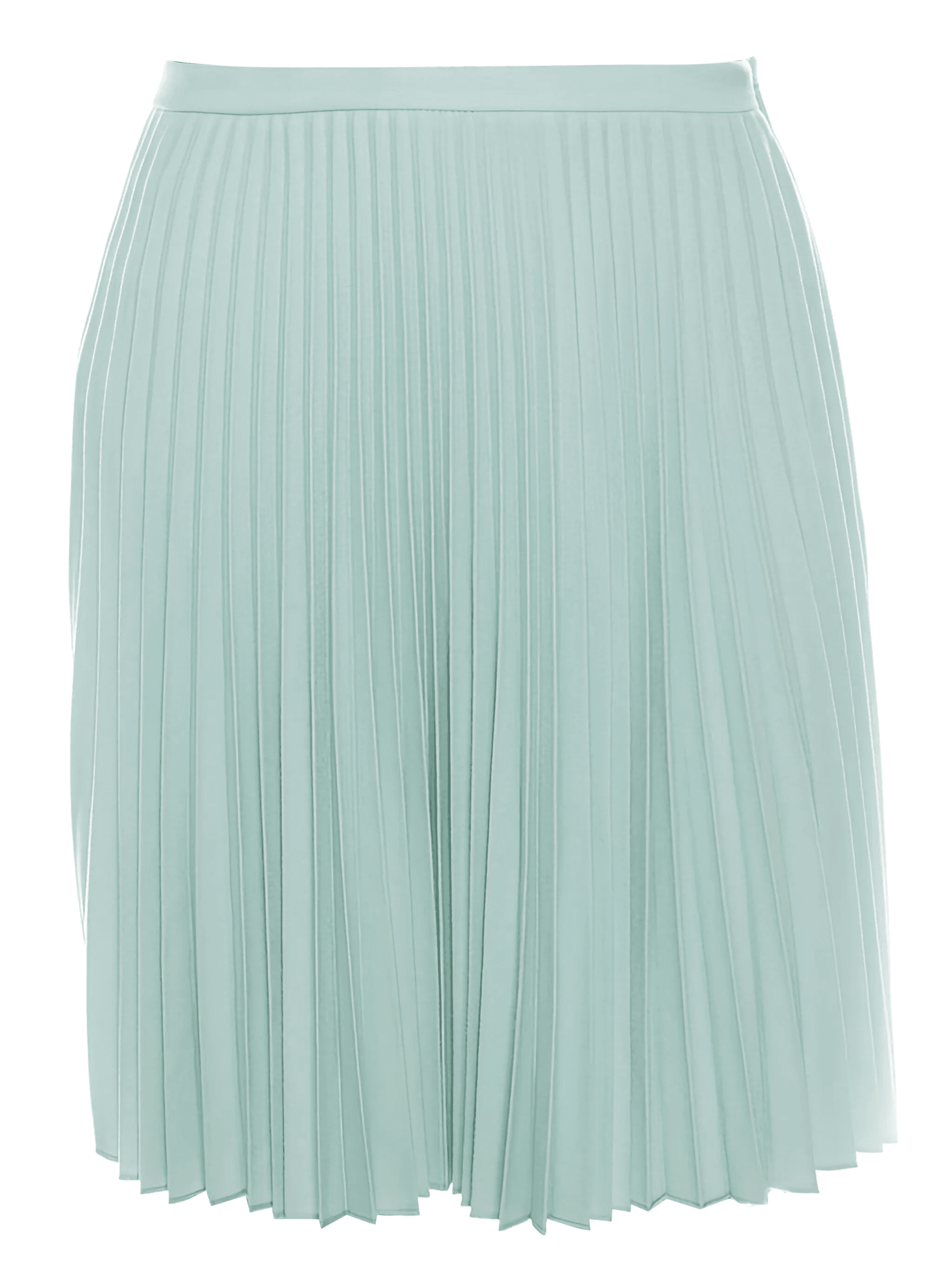 pleated wool mini skirt - Image 1