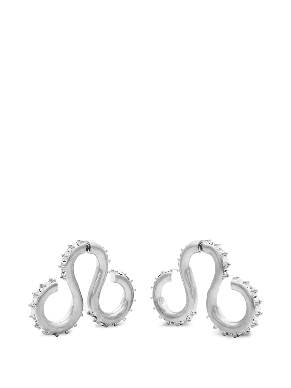 curled-design earrings - Image 1