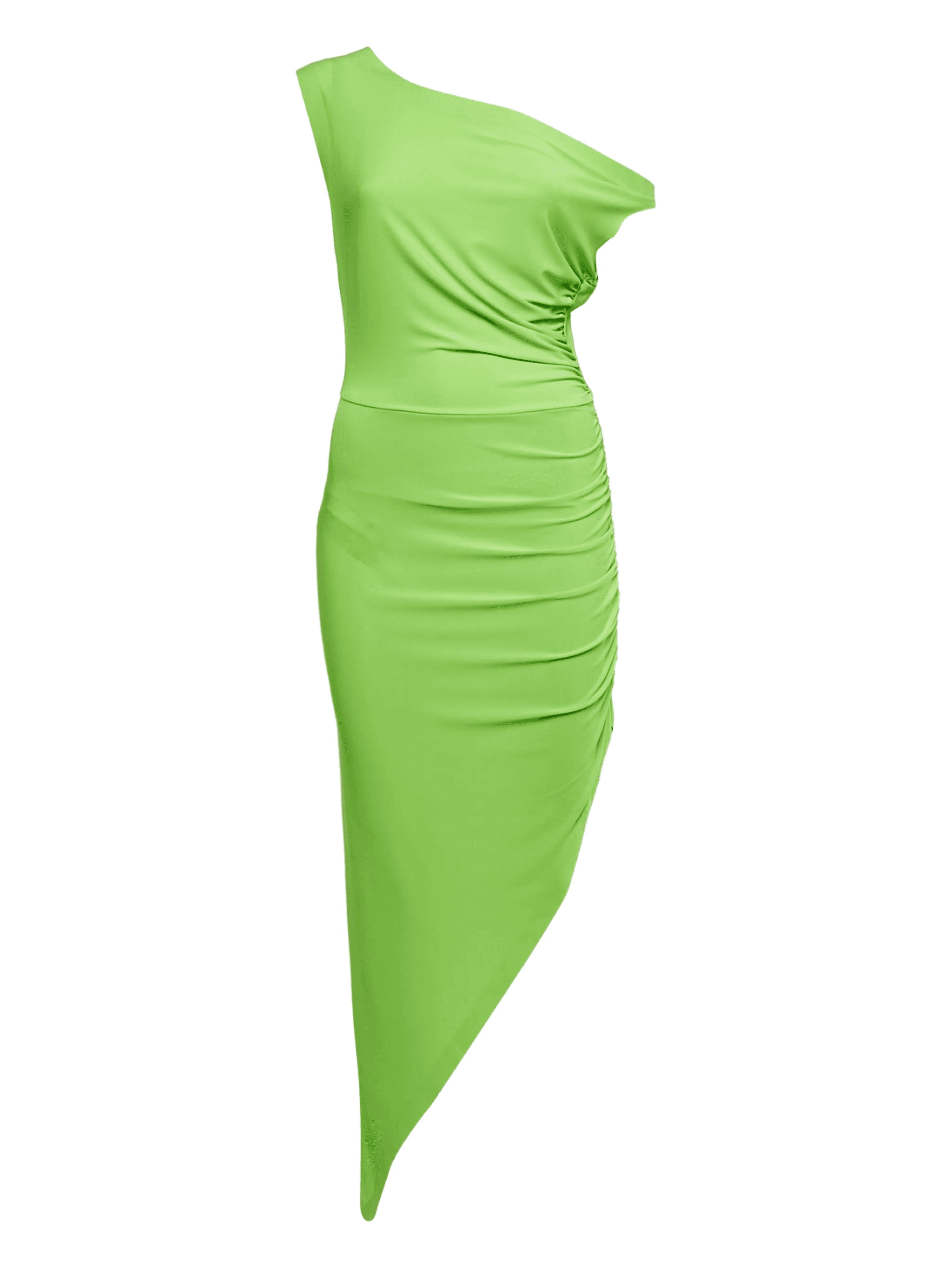 ruched one-shoulder dress - Image 1