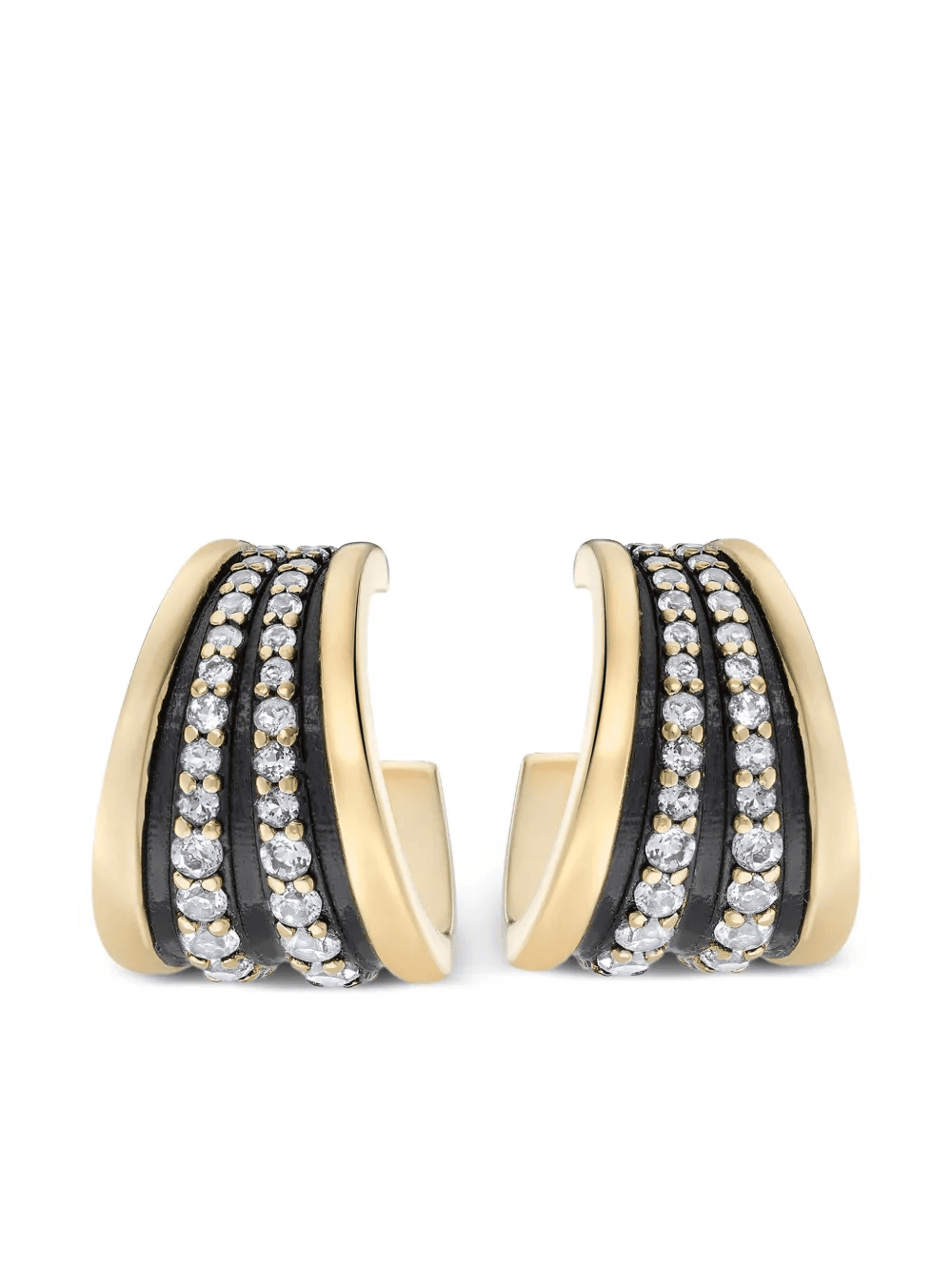 Nina embellished hoop earrings - Image 1