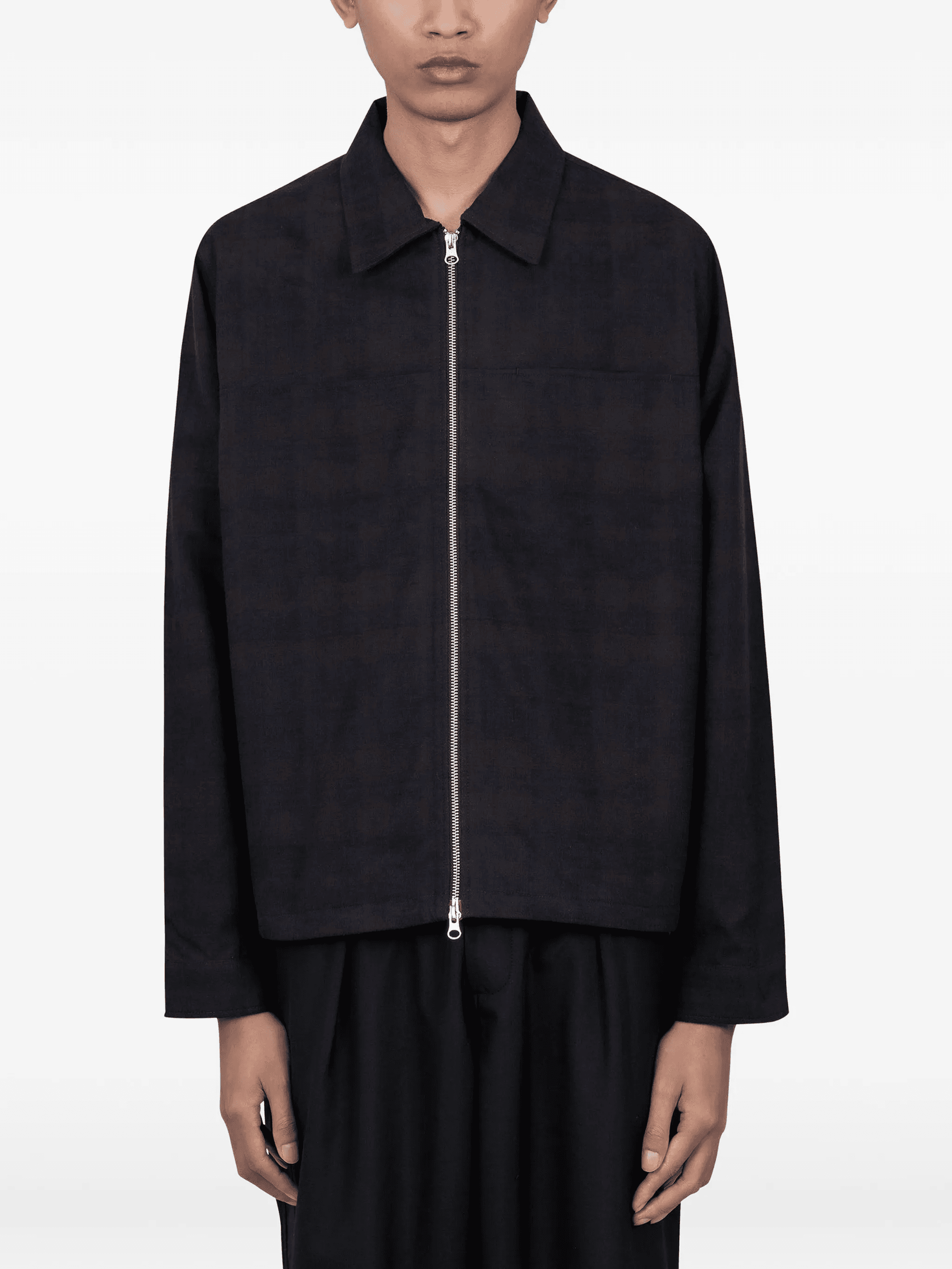 check zip jacket - Image 1