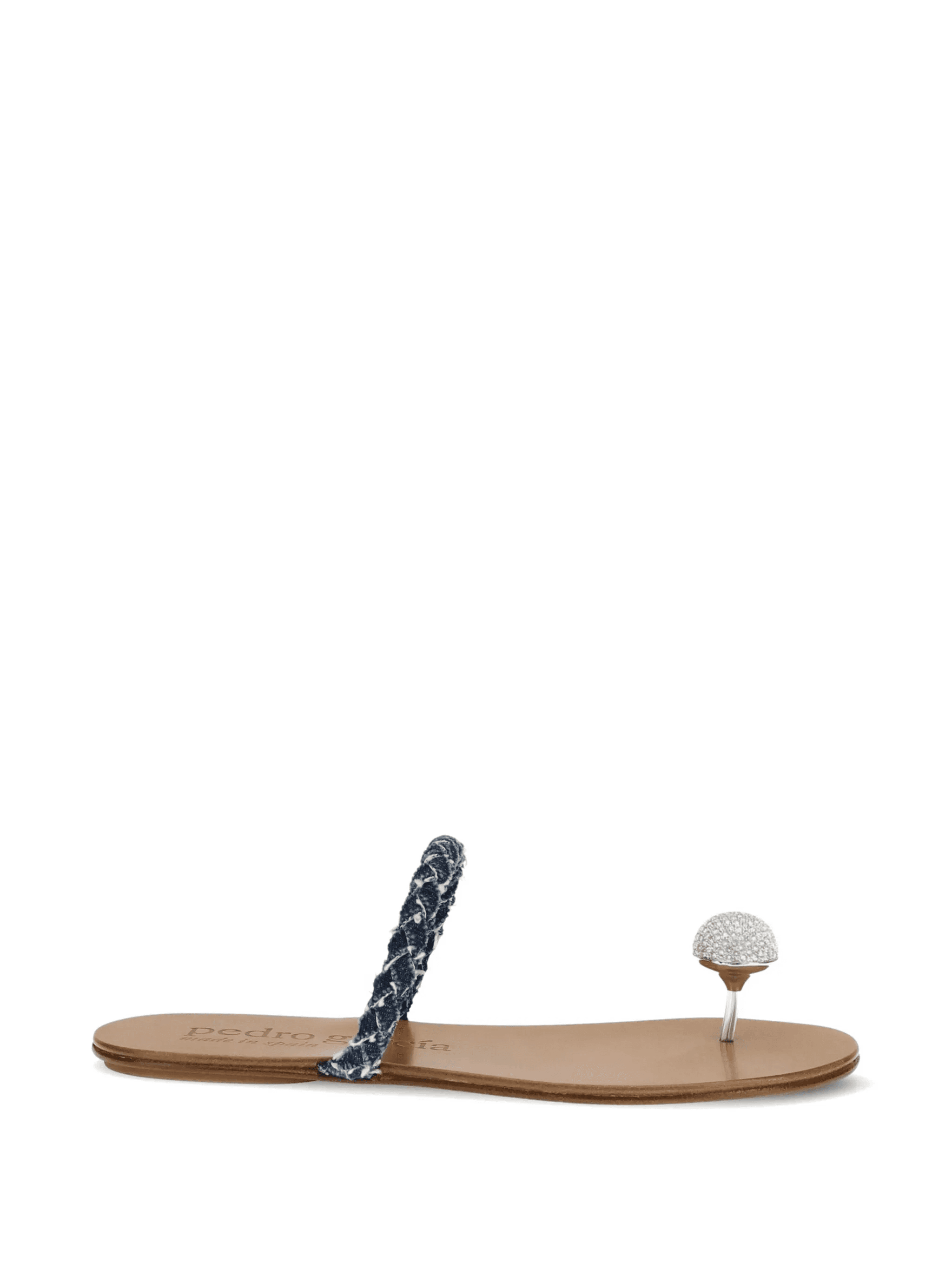 Pipa braided diamanté sandals - Image 1