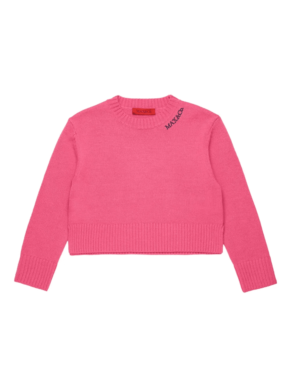 logo-embroidered wool-blend sweater - Image 1