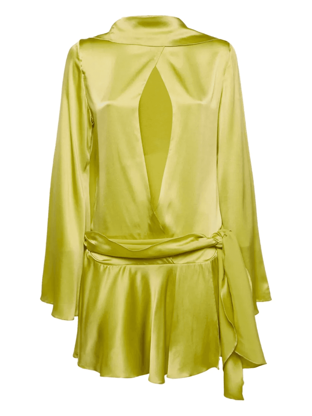 draped asymmetrical dress - Image 1