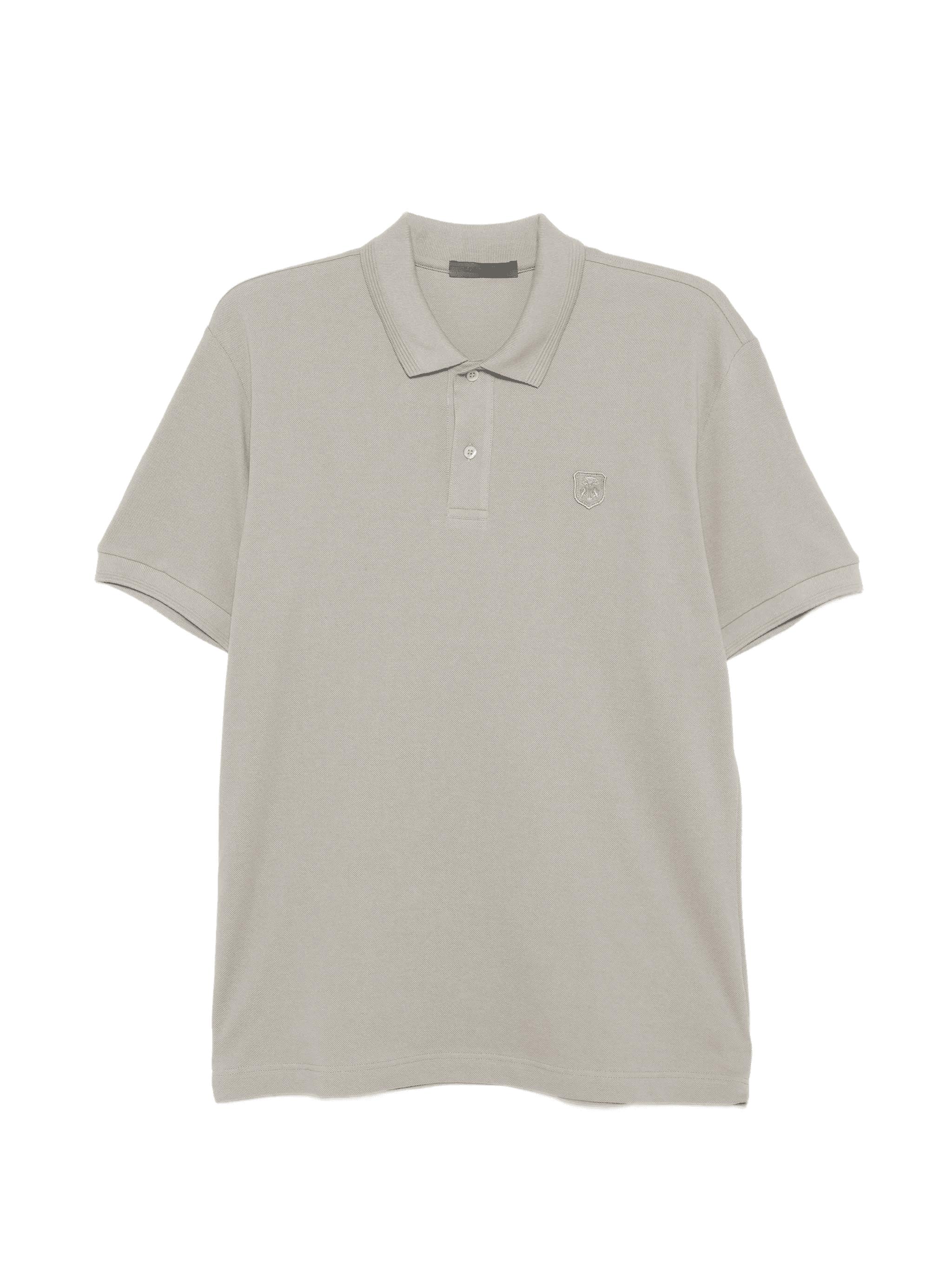 logo-patch polo shirt - Image 1