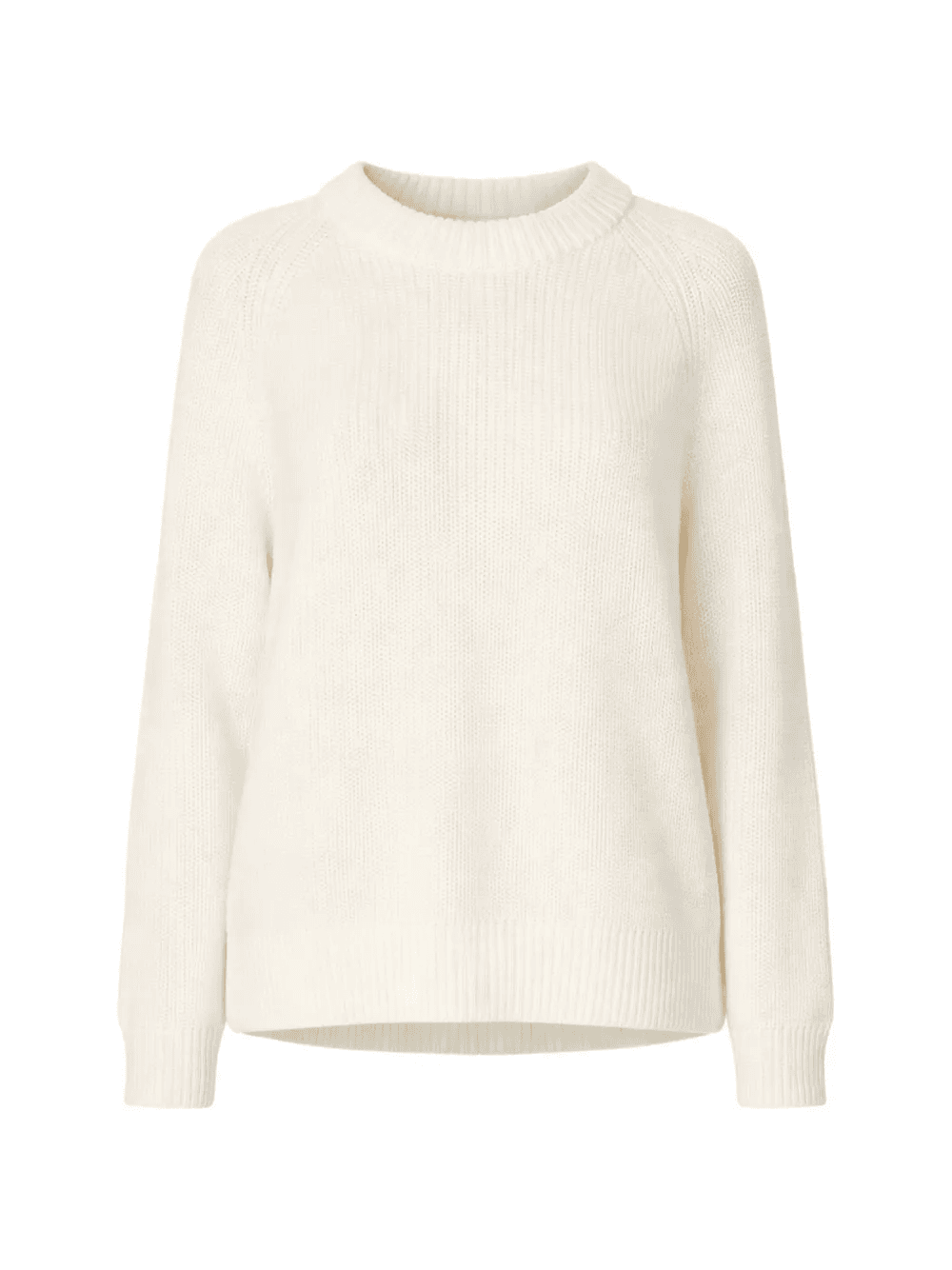 ribbed knit cotton sweater - Image 1