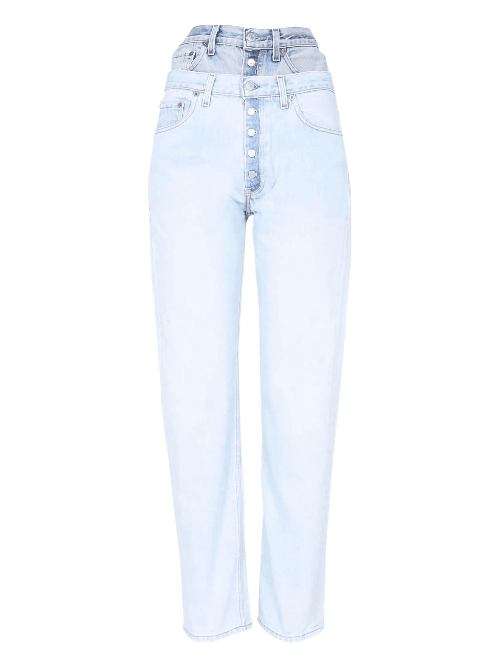 buttoned denim jeans - Image 1