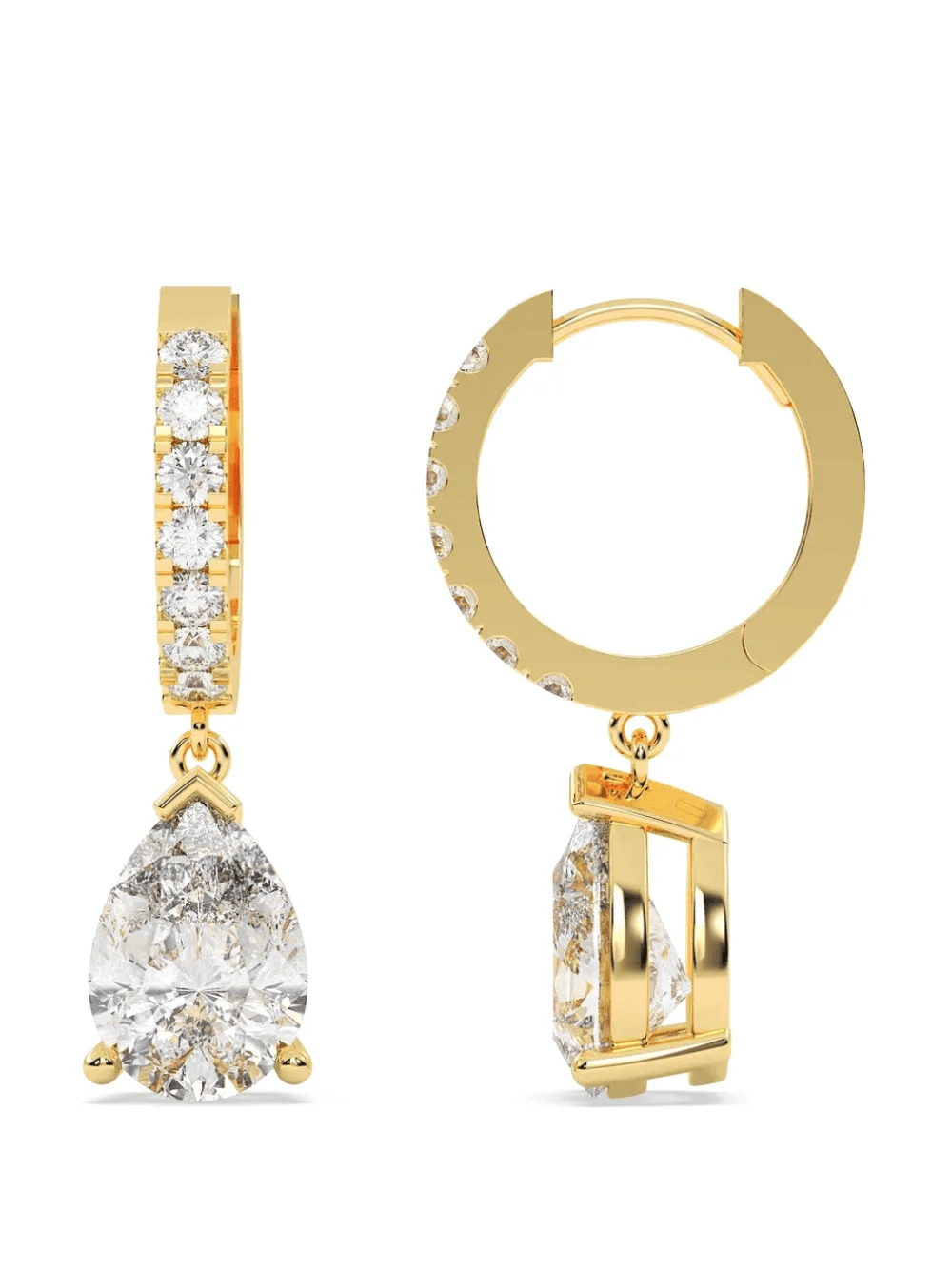 14kt dangling earrings - Image 1