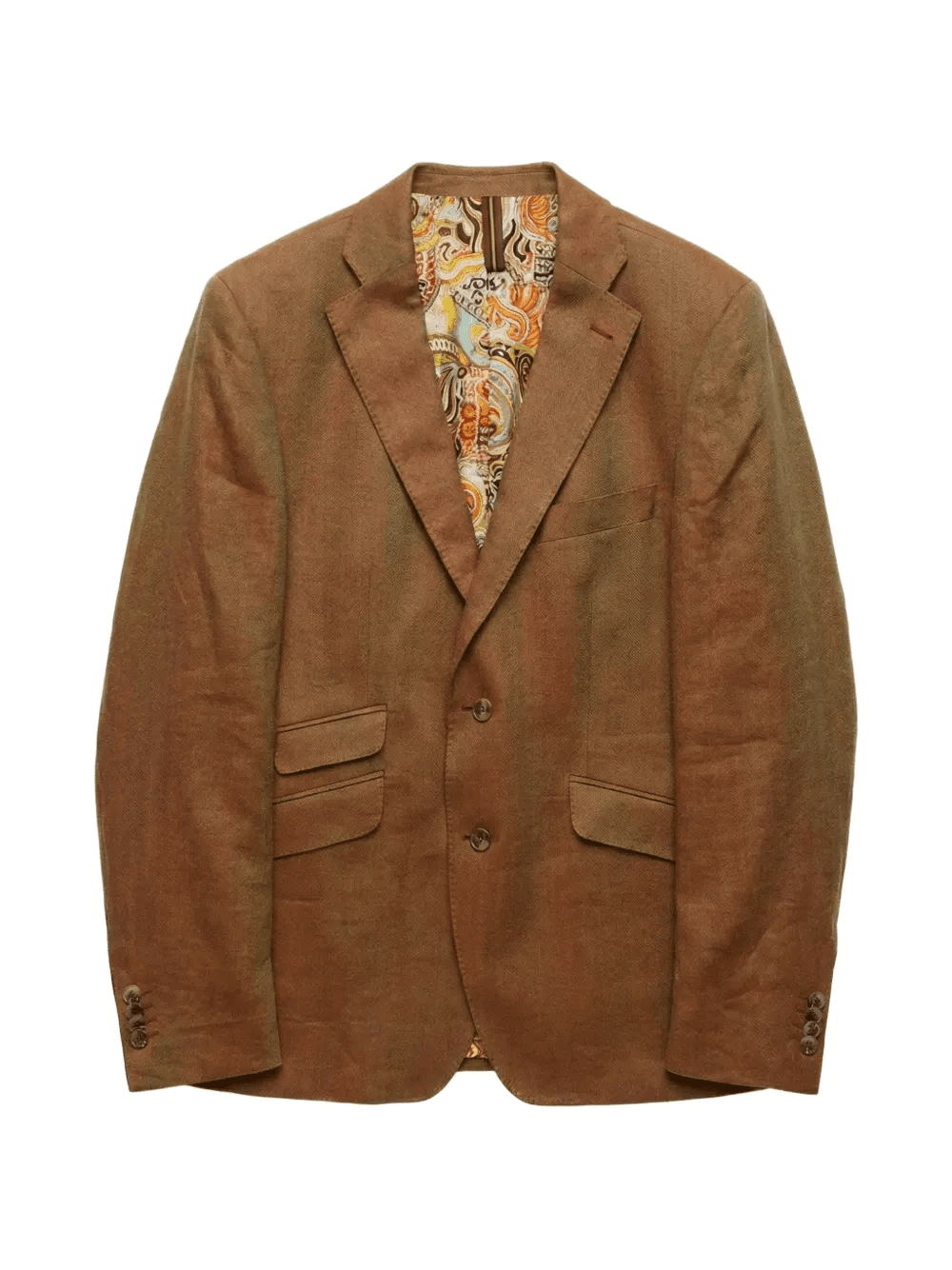 graphic-lining tailored blazer - Image 1