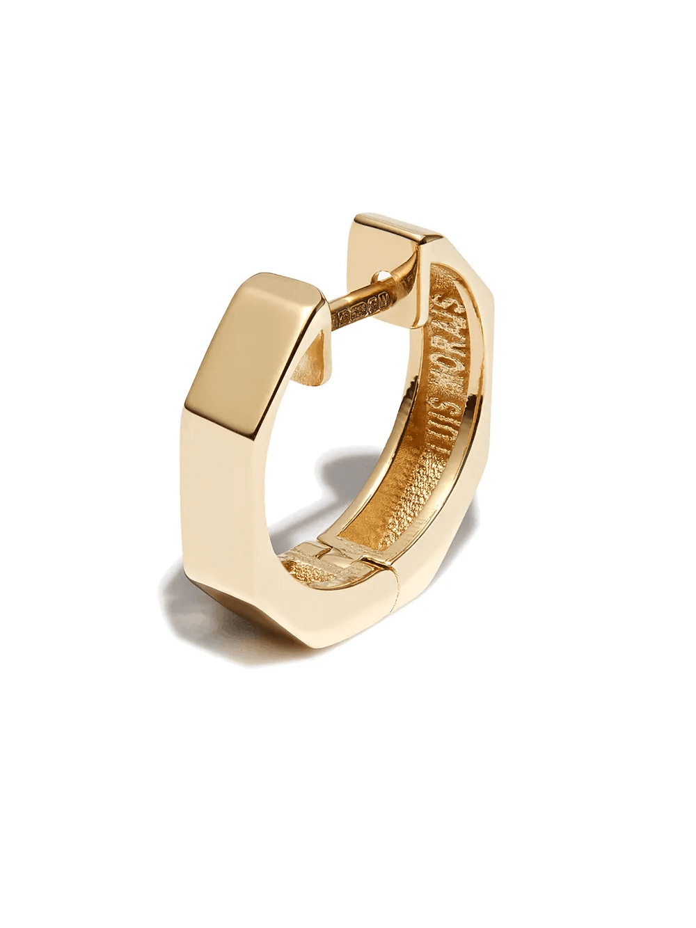 14kt yellow gold huggie earring - Image 1