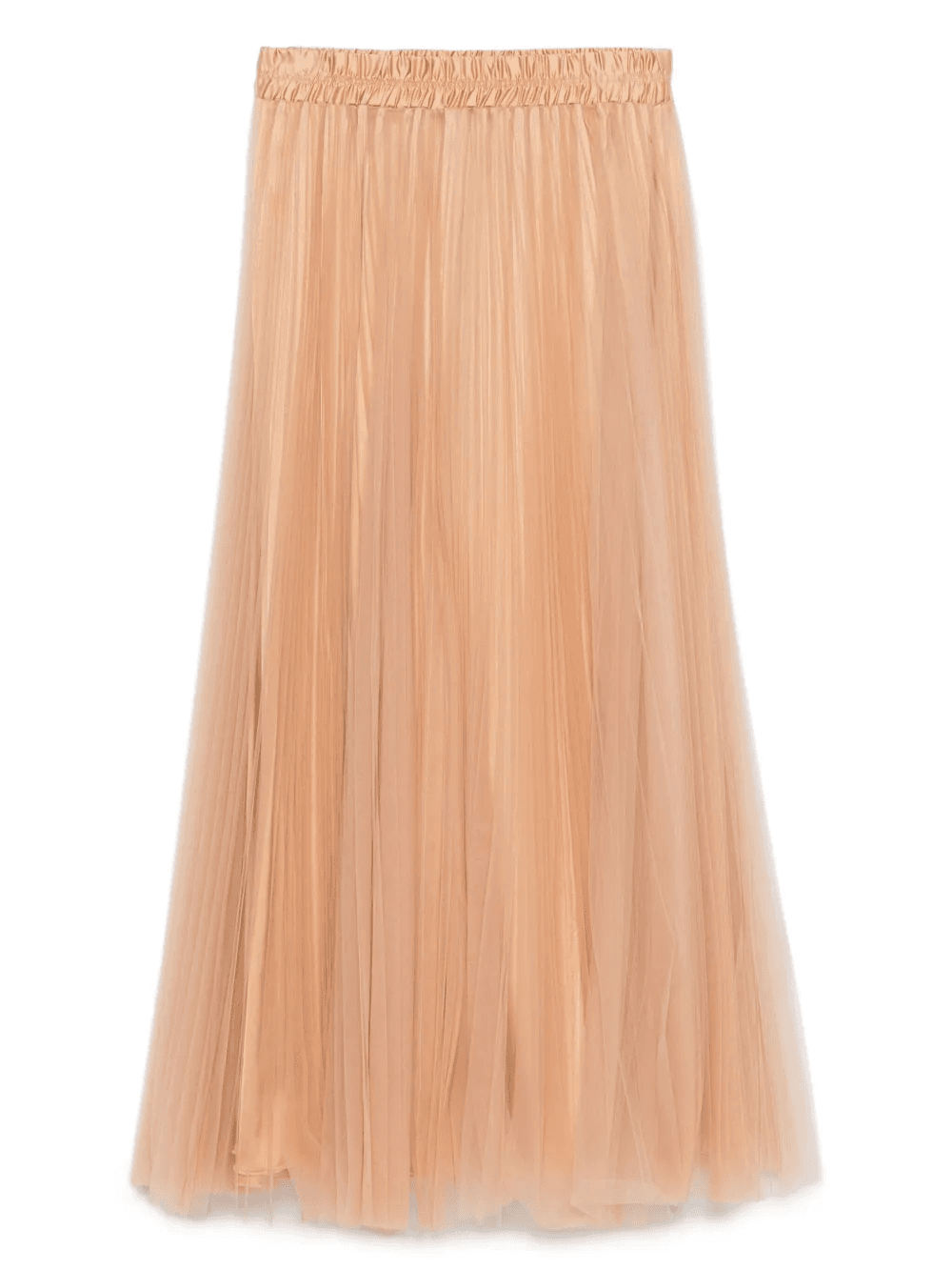pleated-tulle midi skirt - Image 1