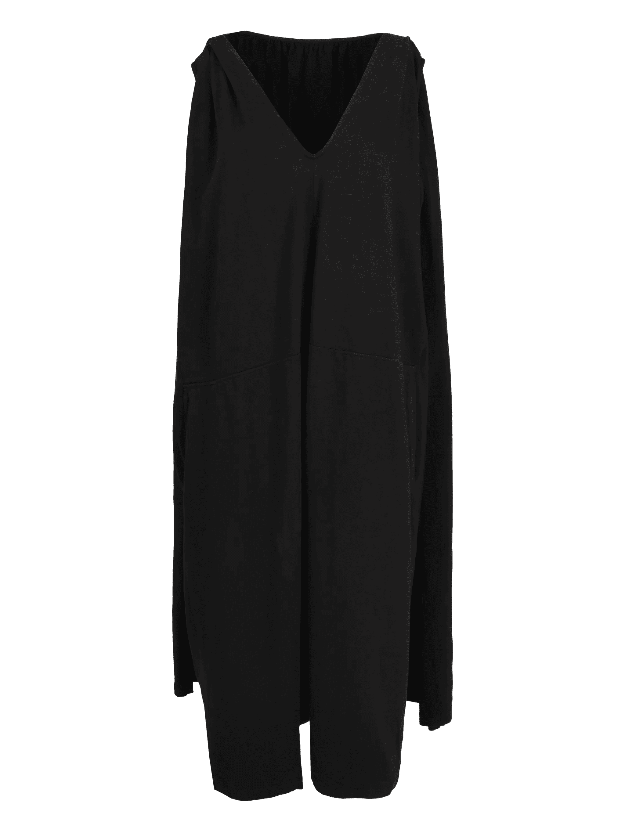 caped V-neck jumpsuit - Image 1
