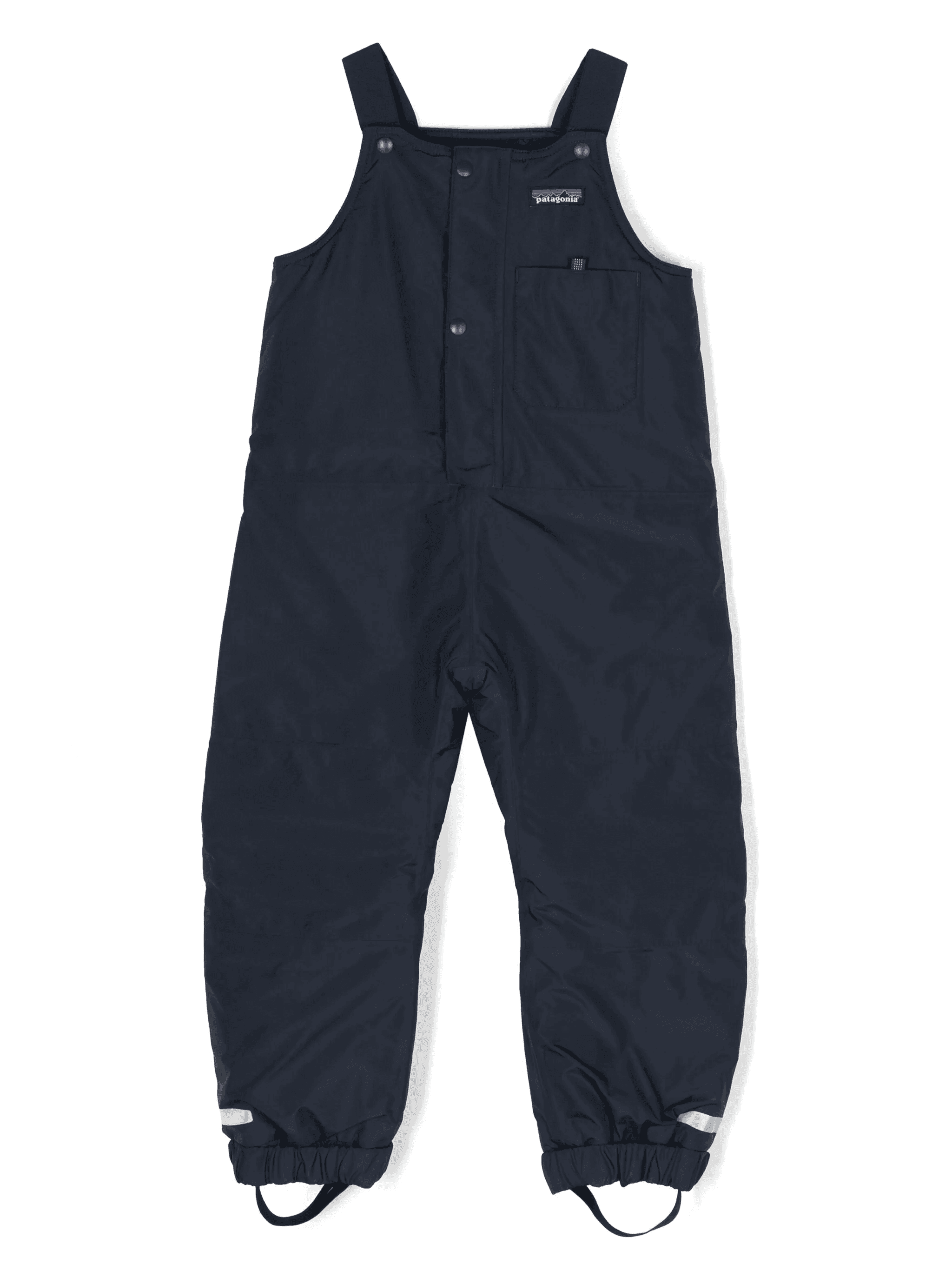 logo-patch recycled-polyester dungarees - Image 1