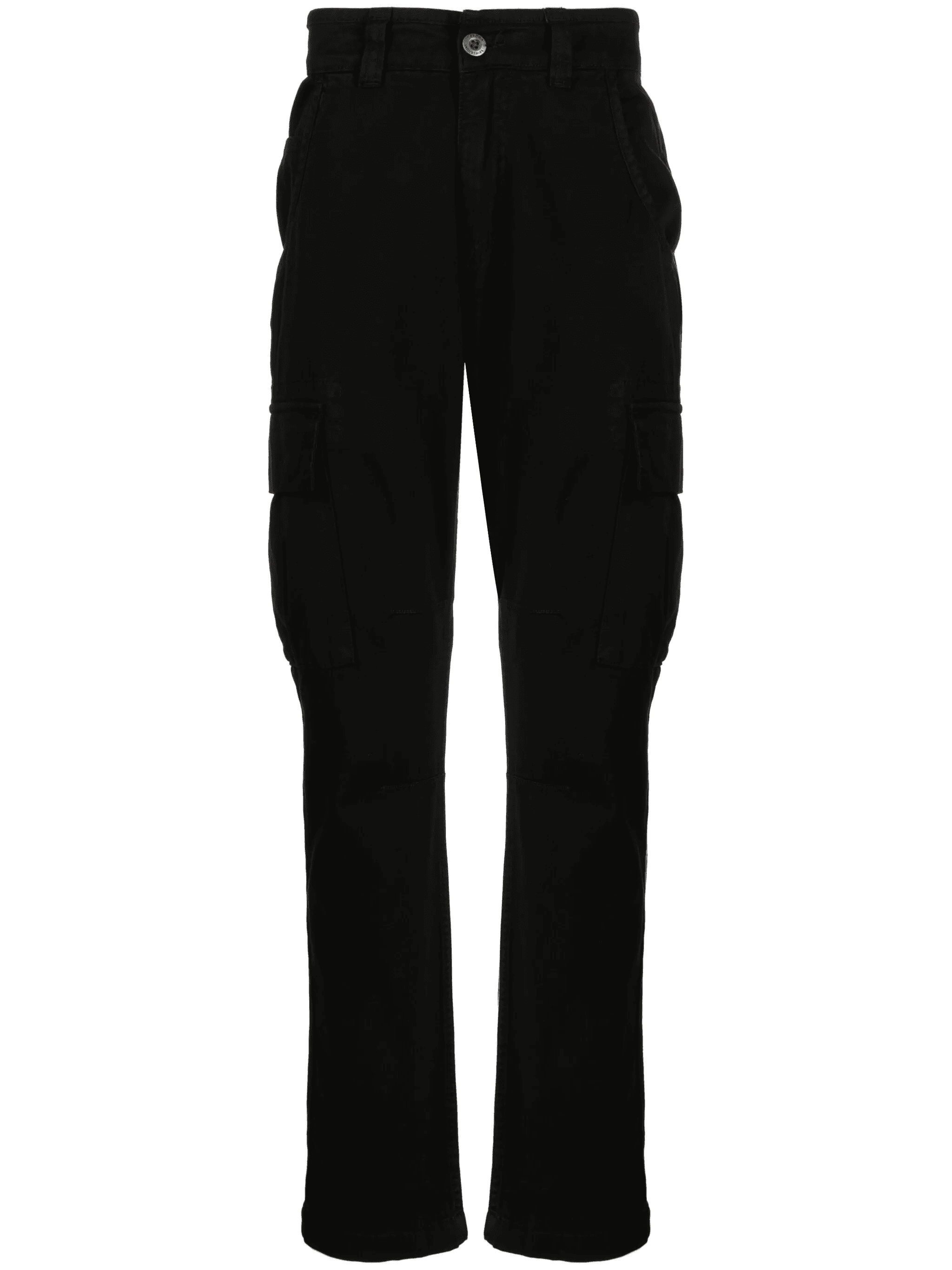 straight-leg cotton cargo trousers - Image 1