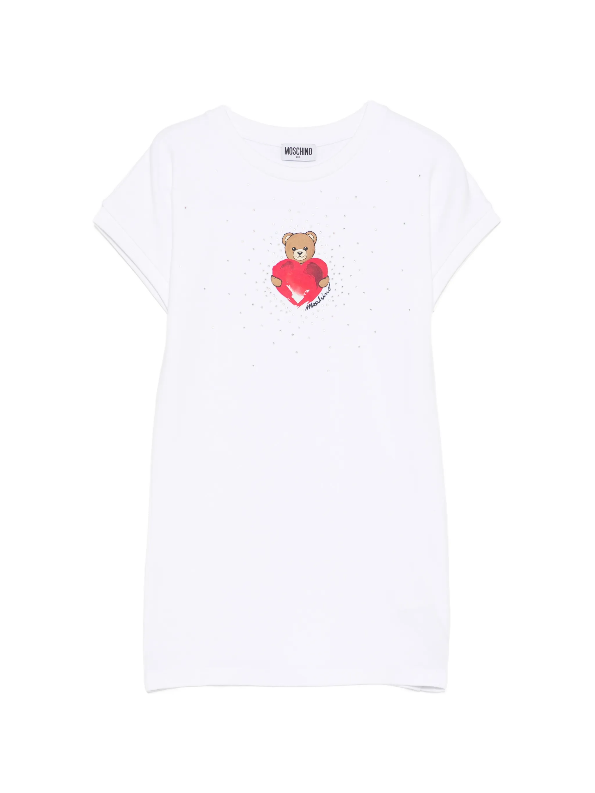 heart-print dress - Image 1