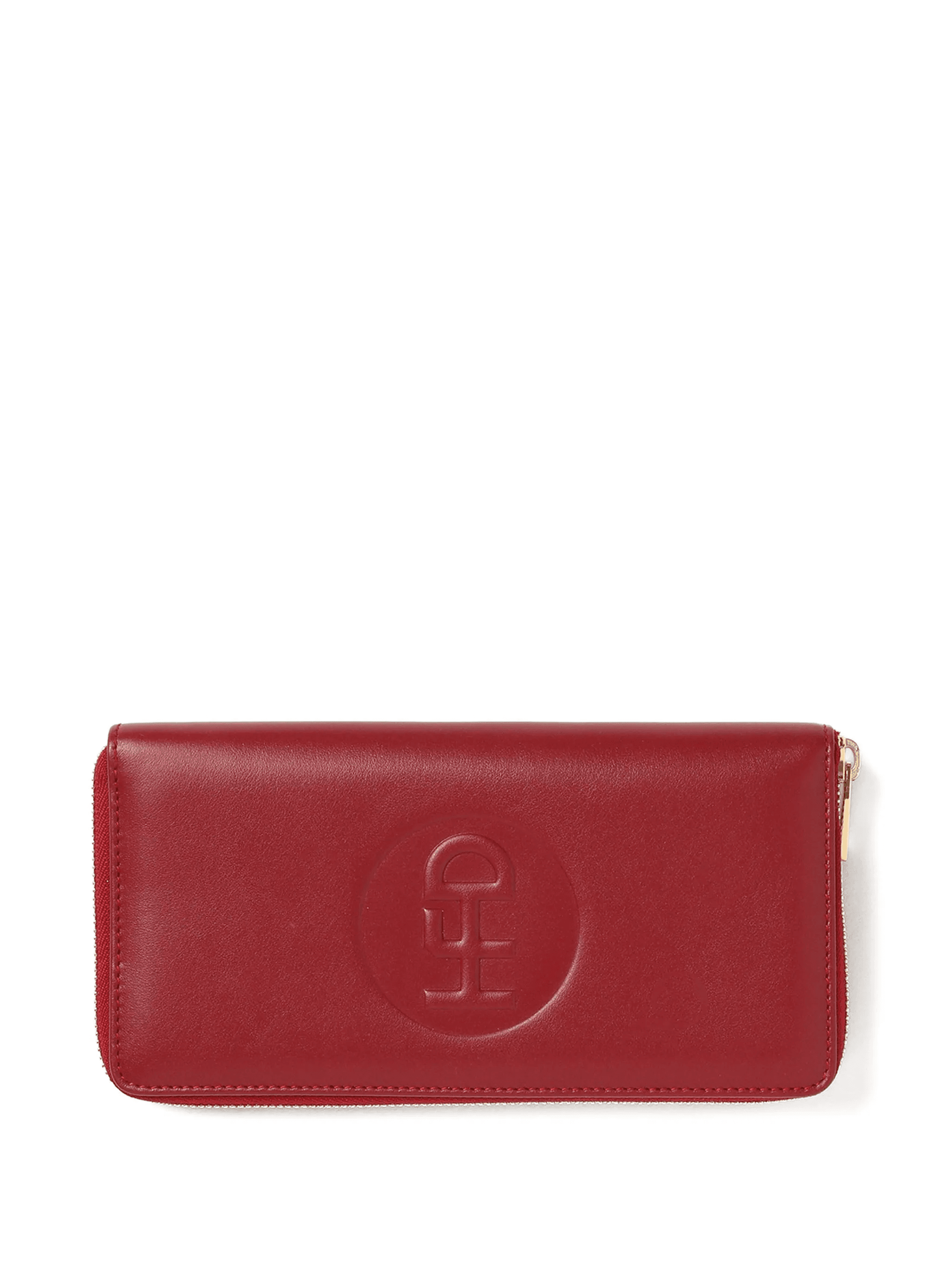 logo-debossed zip-fastening wallet - Image 1