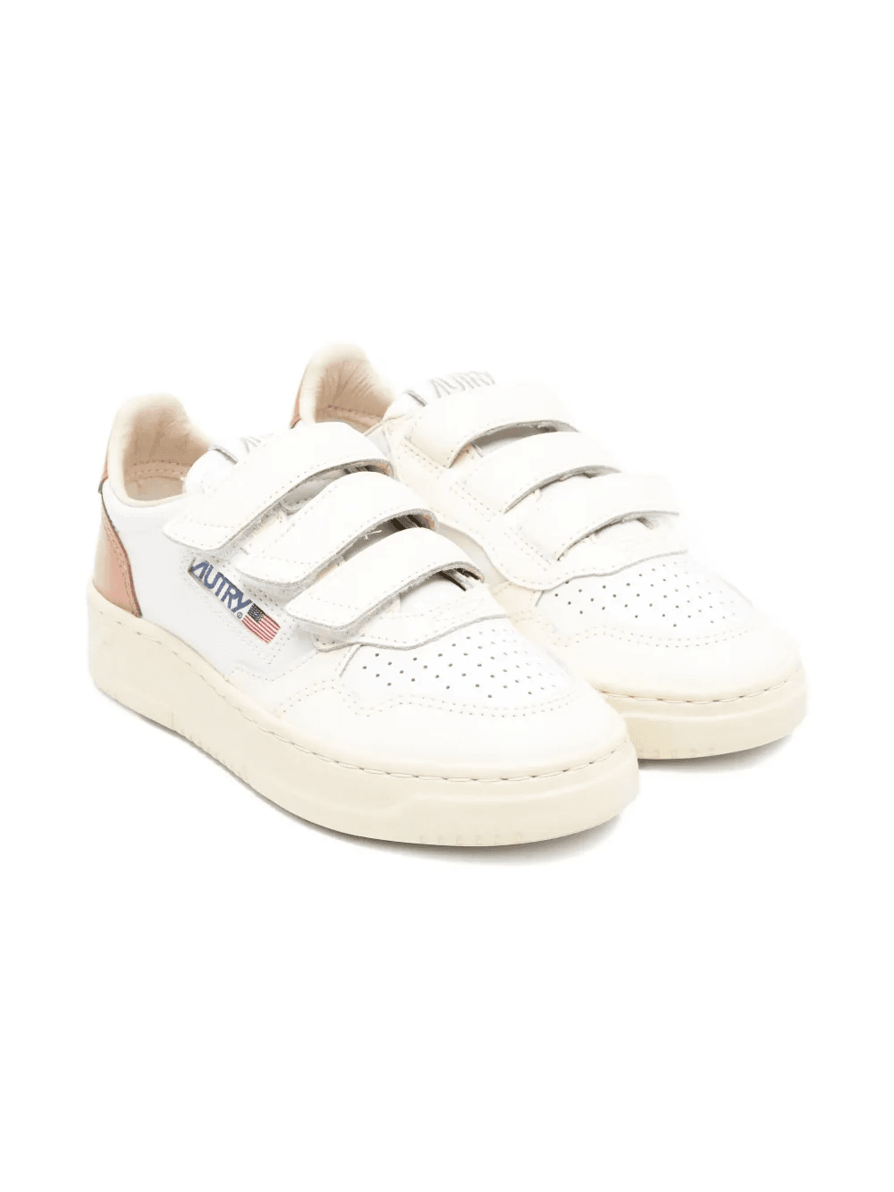 Medalist triple-strap leather sneakers - Image 1