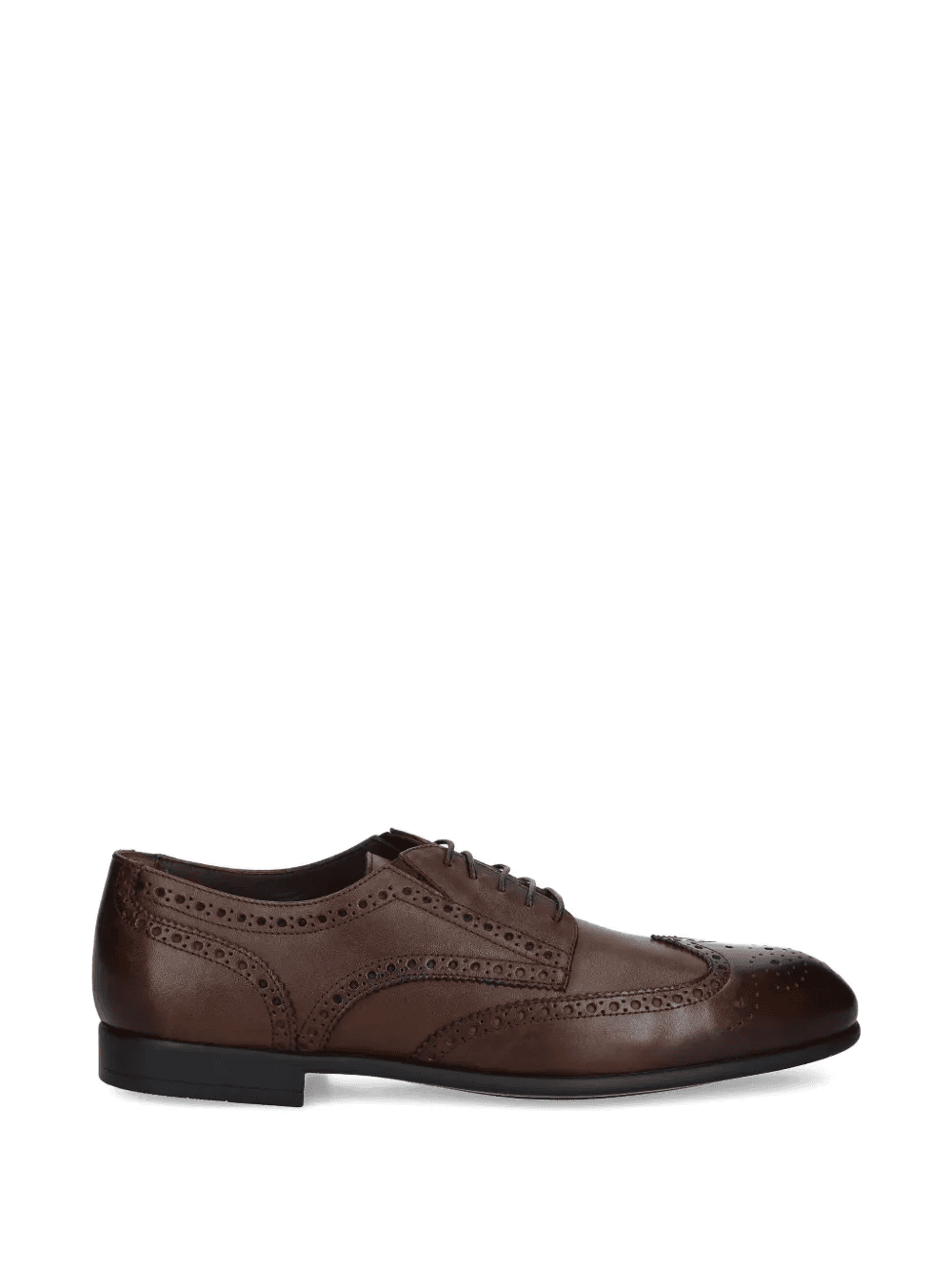 brogue-detailing lace-up derby shoes - Image 1