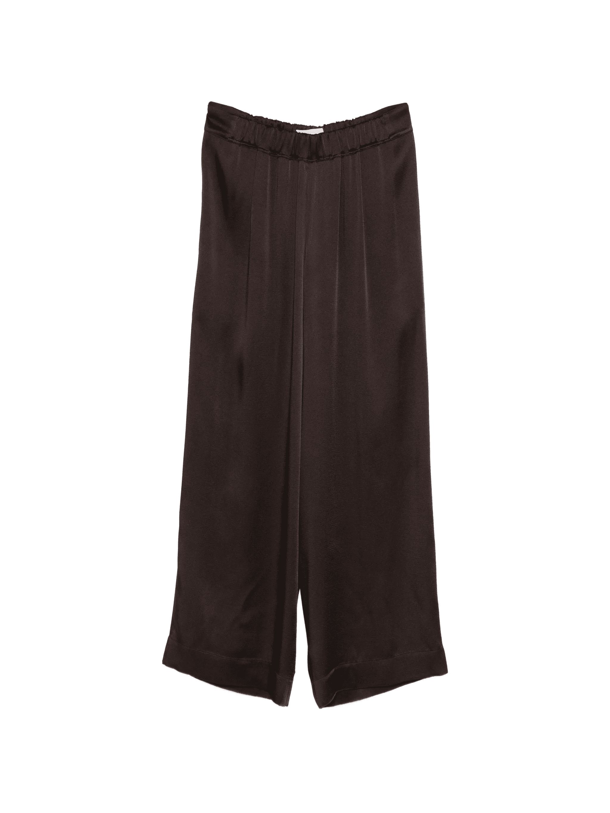 pleated front palazzo trousers - Image 1