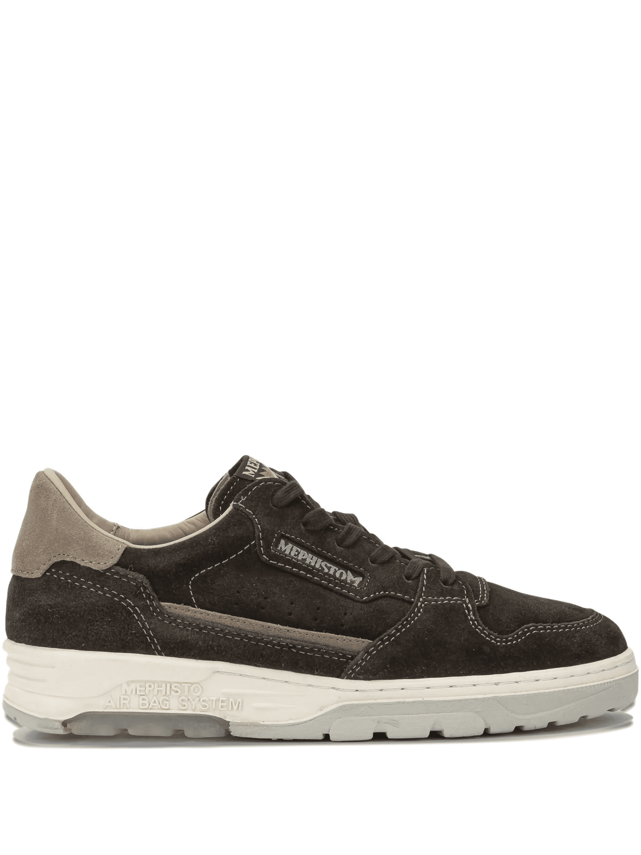 suede panel sneakers - Image 1