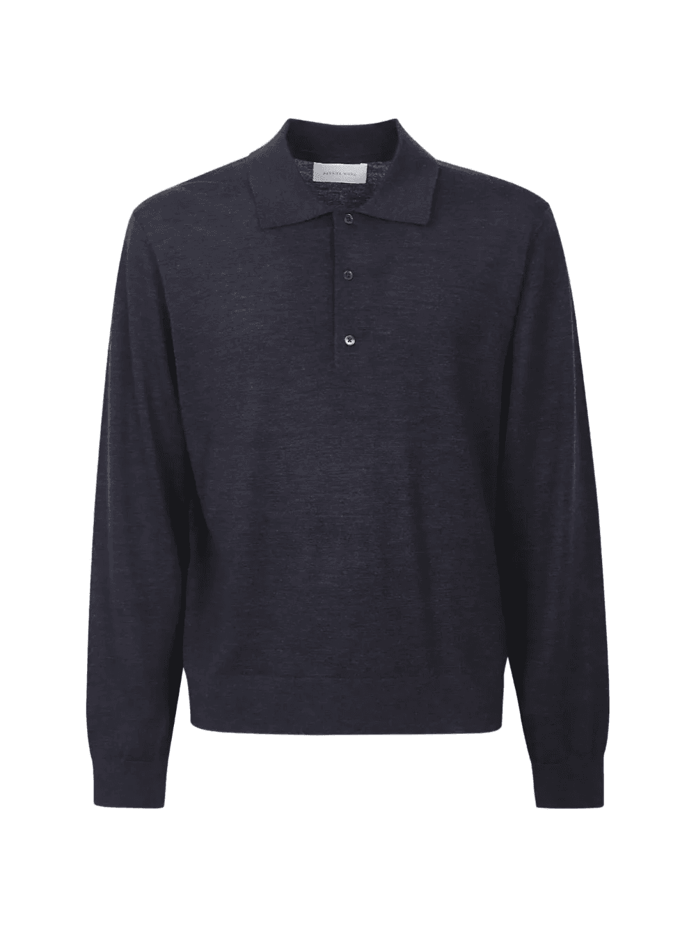 button-fastening polo shirt - Image 1