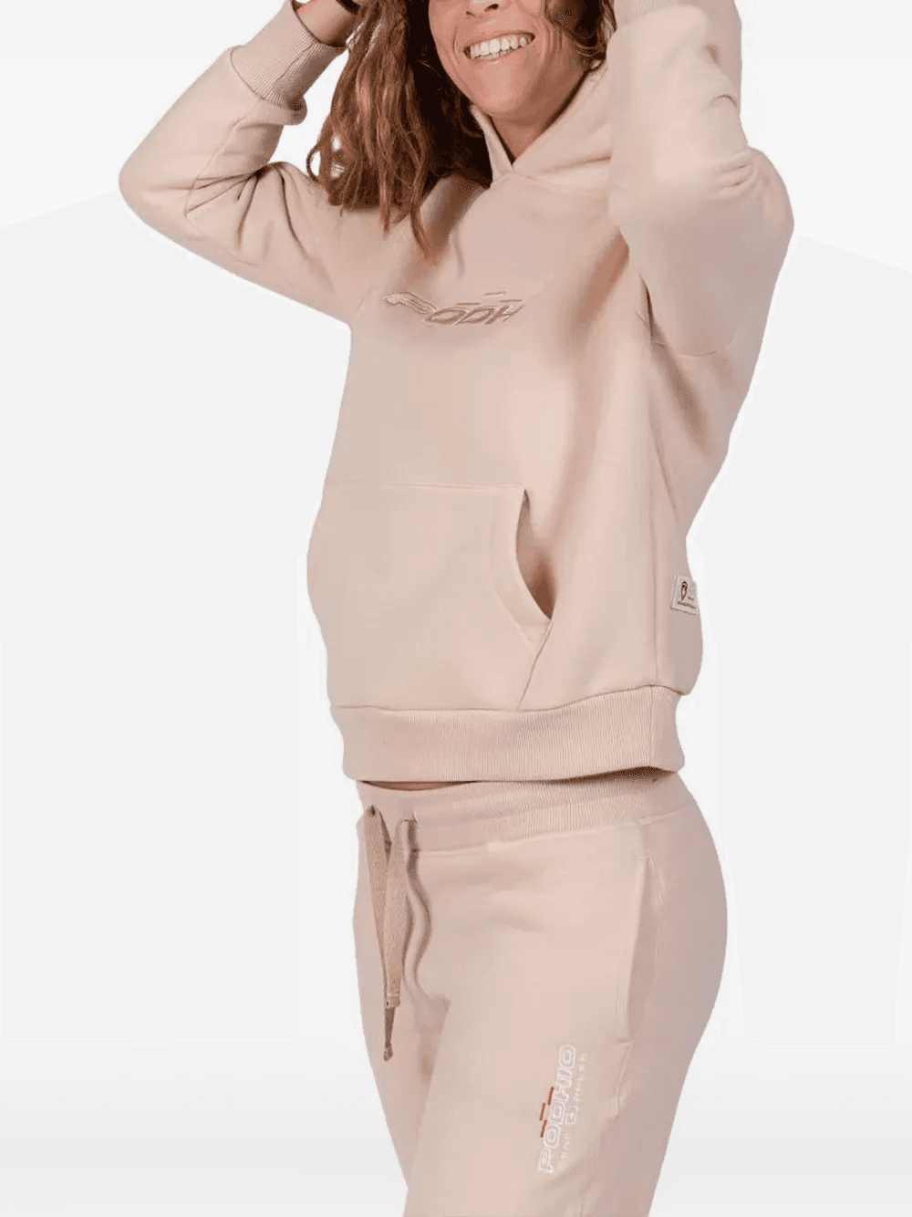 logo-embroidered hoodie - Image 1