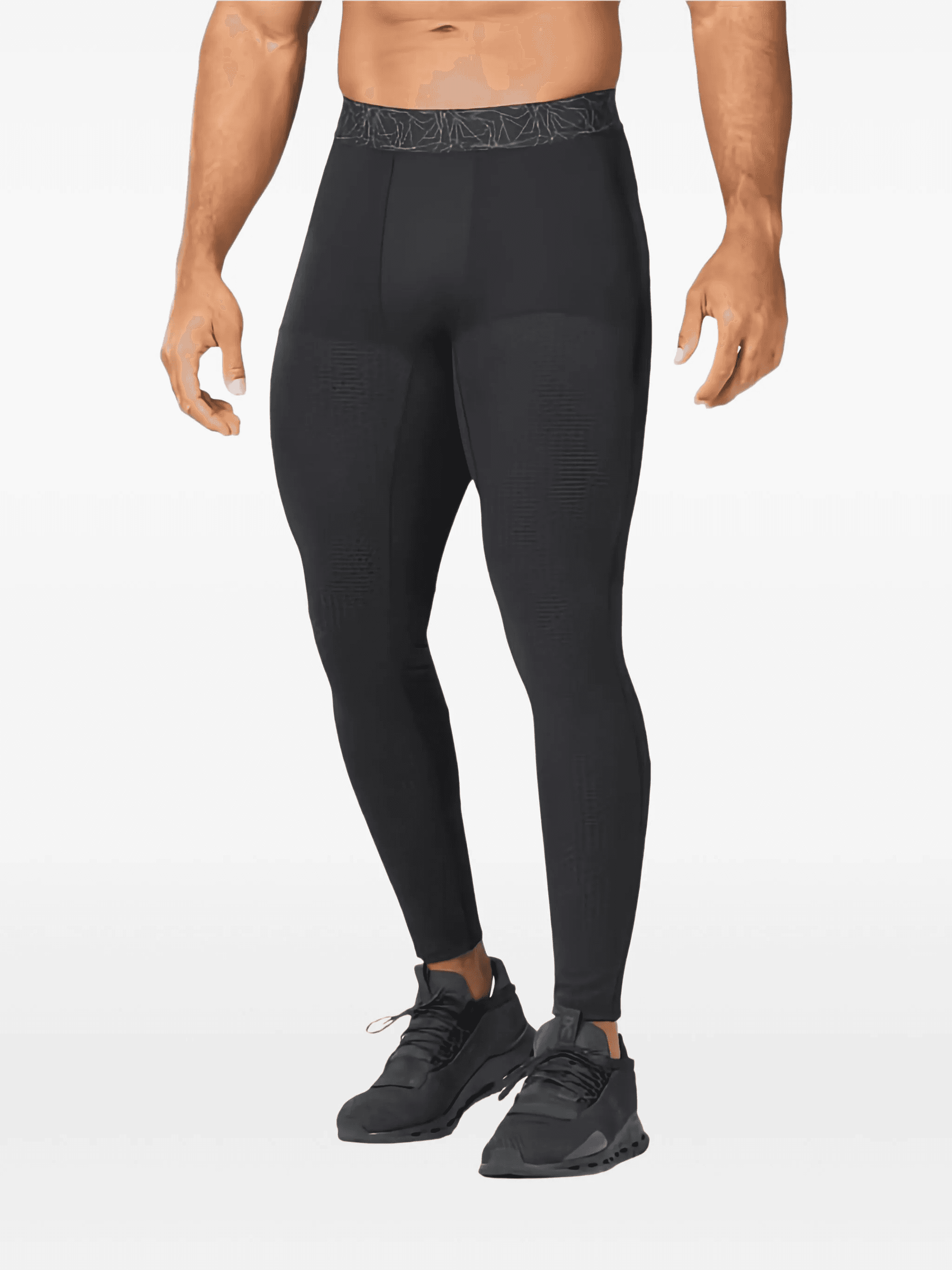 Carapace textured compression tights - Image 1