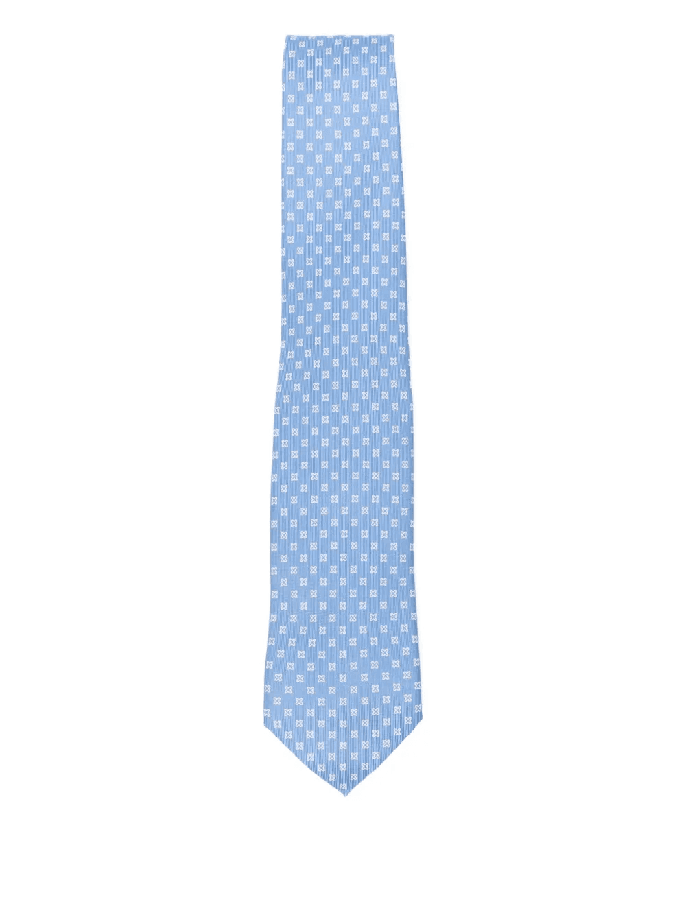 patterned silk tie - Image 1