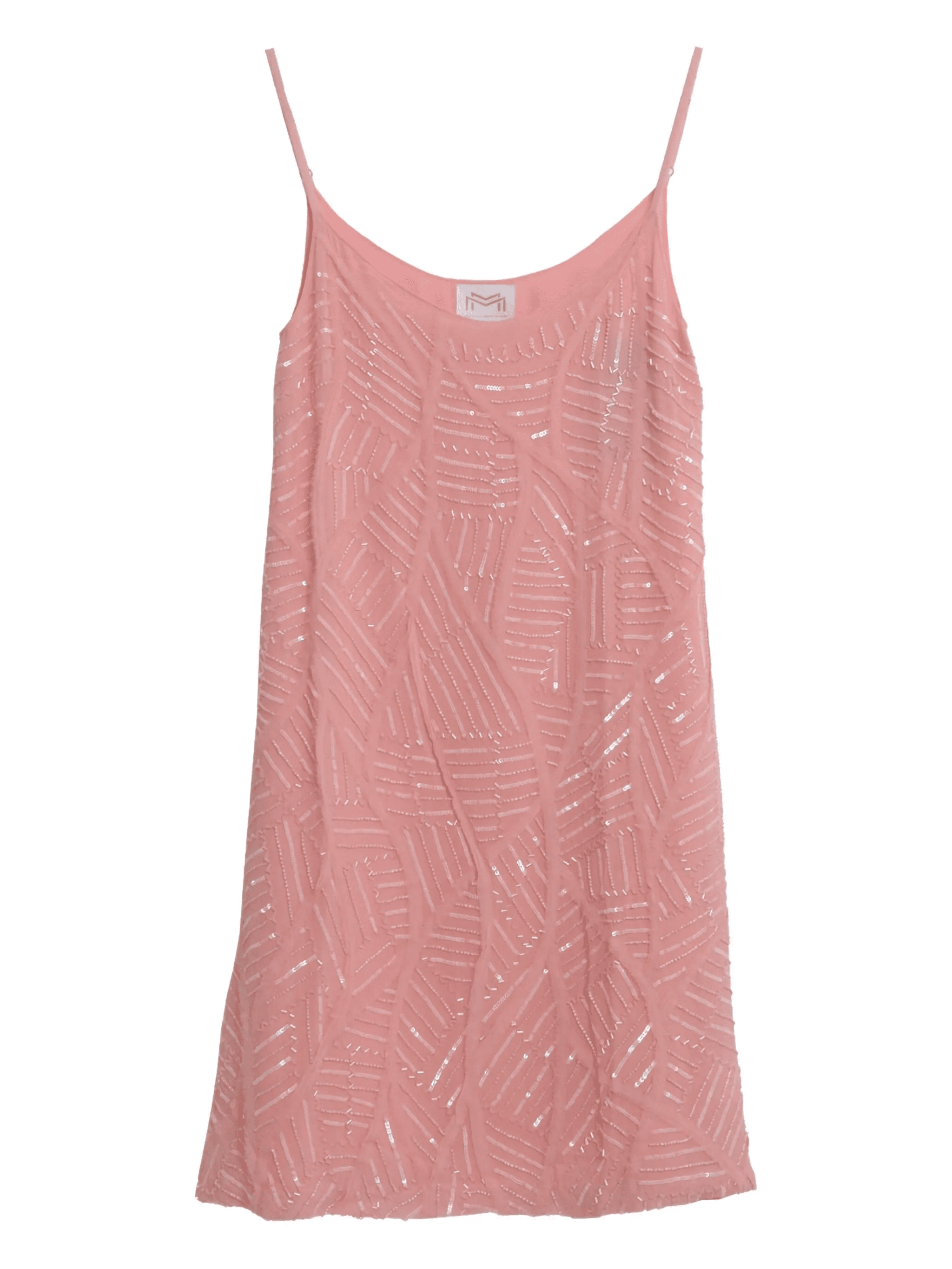 pre-owned bead-embellished mini dress - Image 1