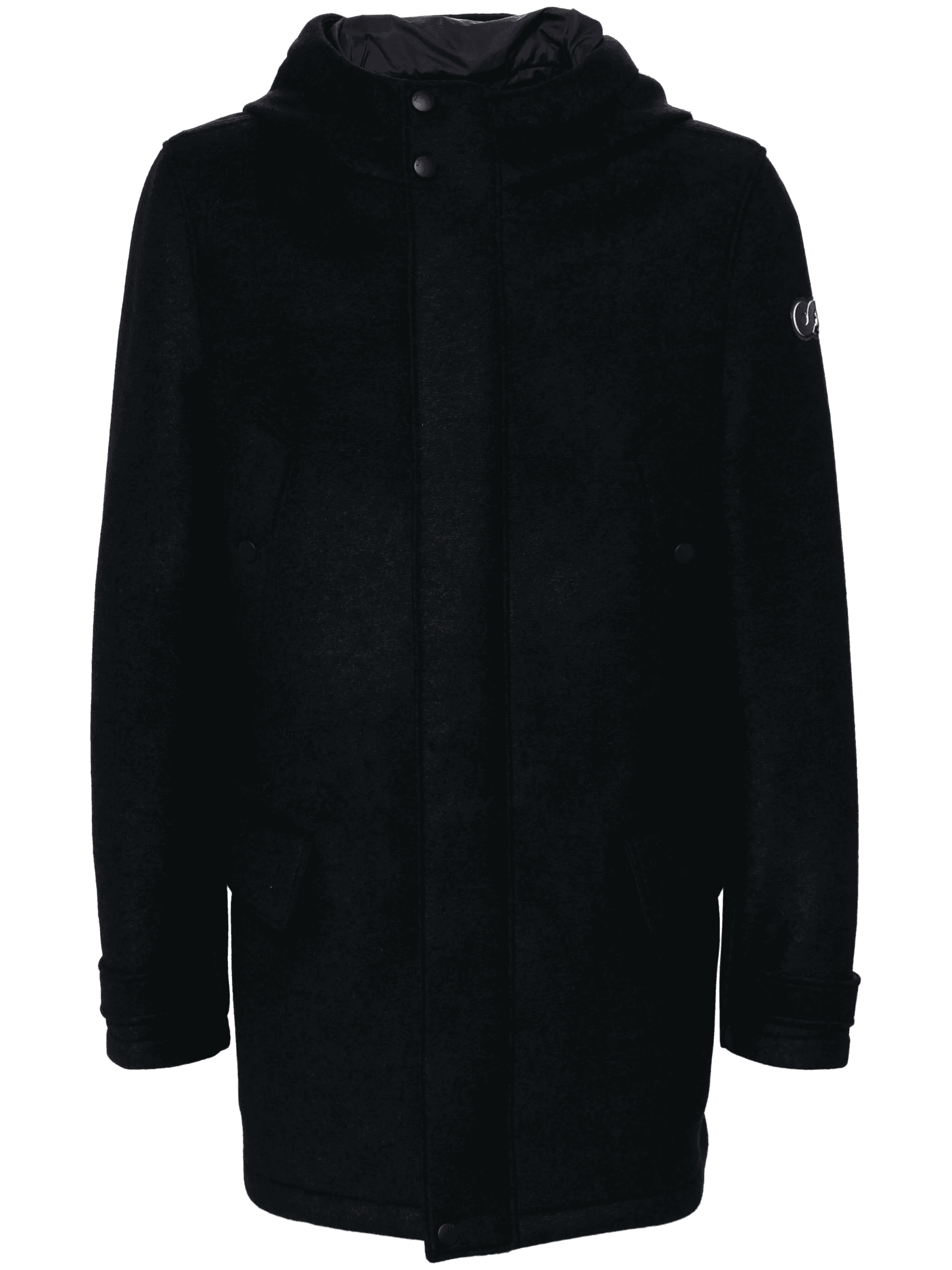 hood zip-up coat - Image 1