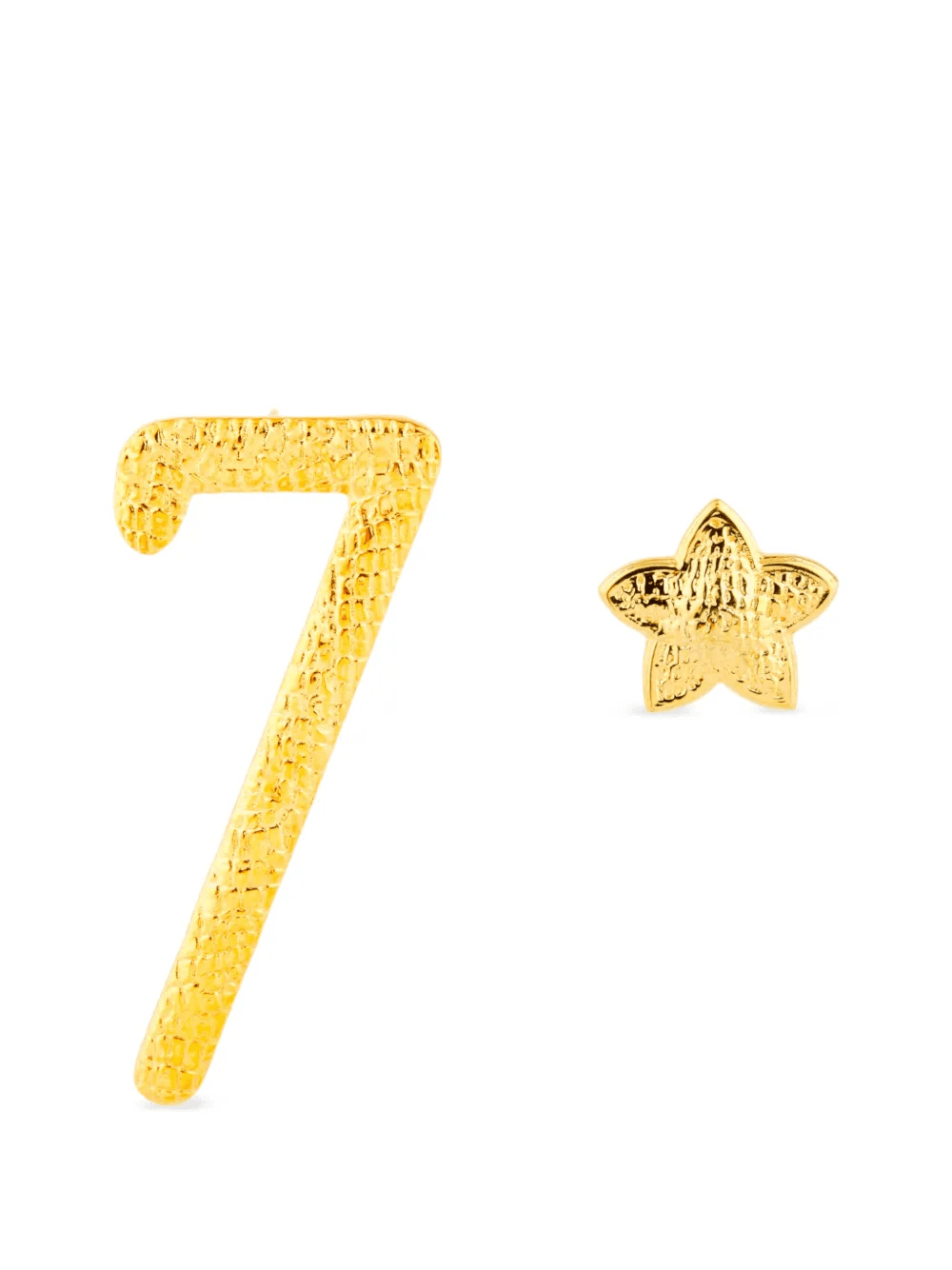 mismatched drop earrings - Image 1