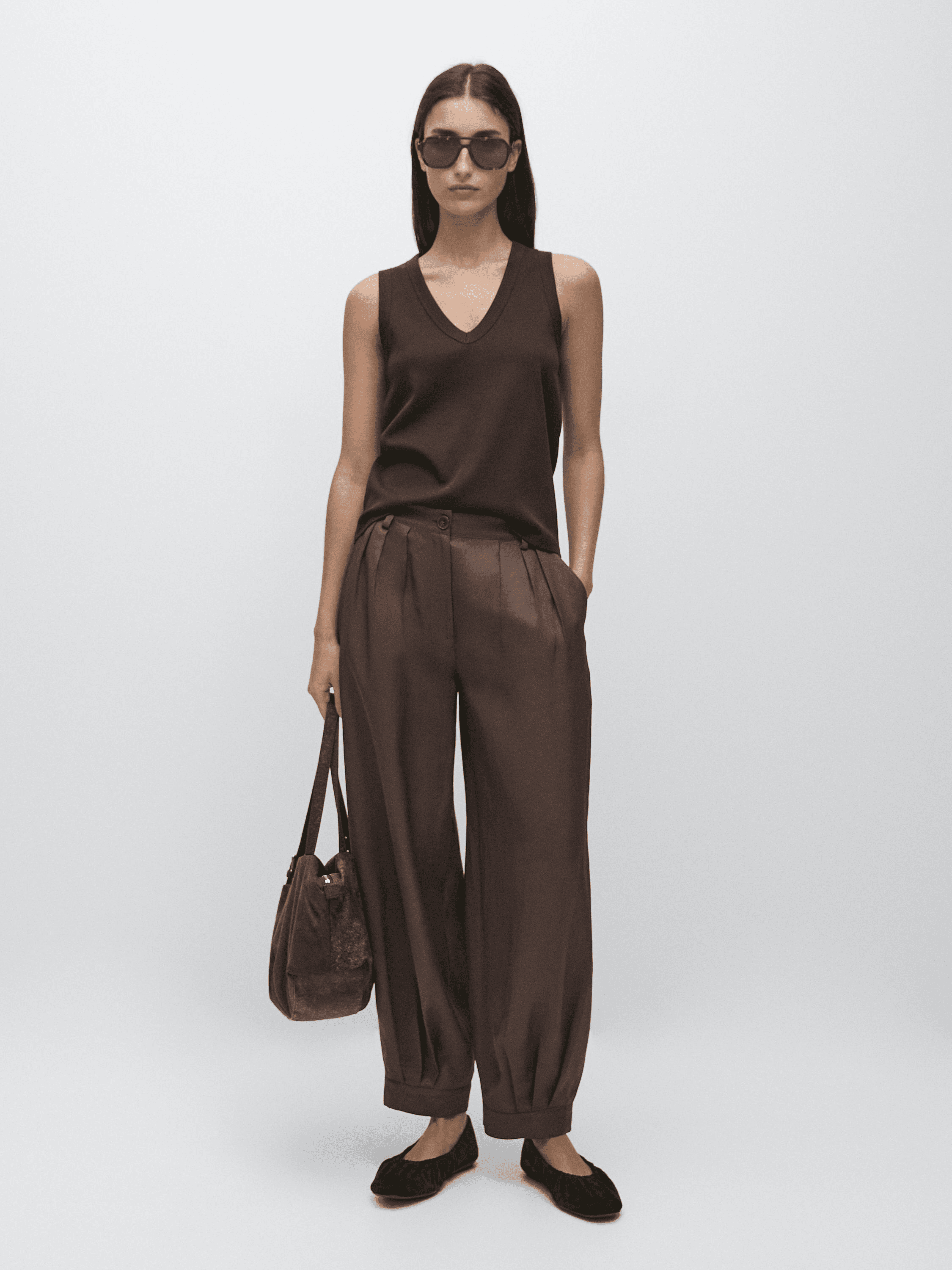 Barrel fit trousers - Image 1