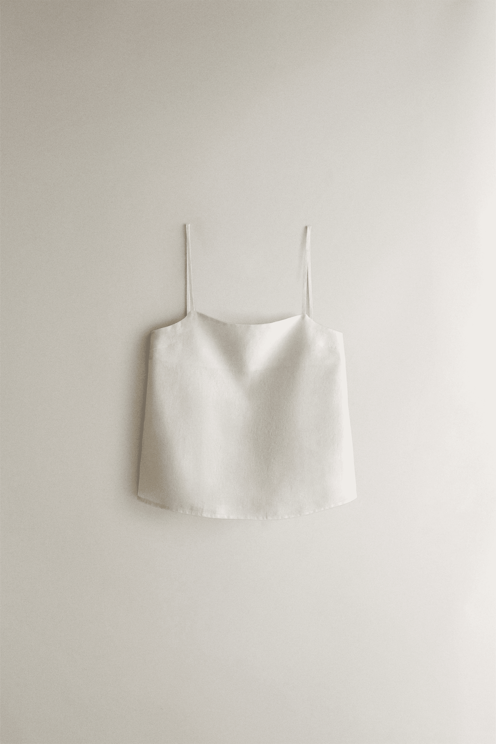 LINEN TOP - Ecru - Image 1