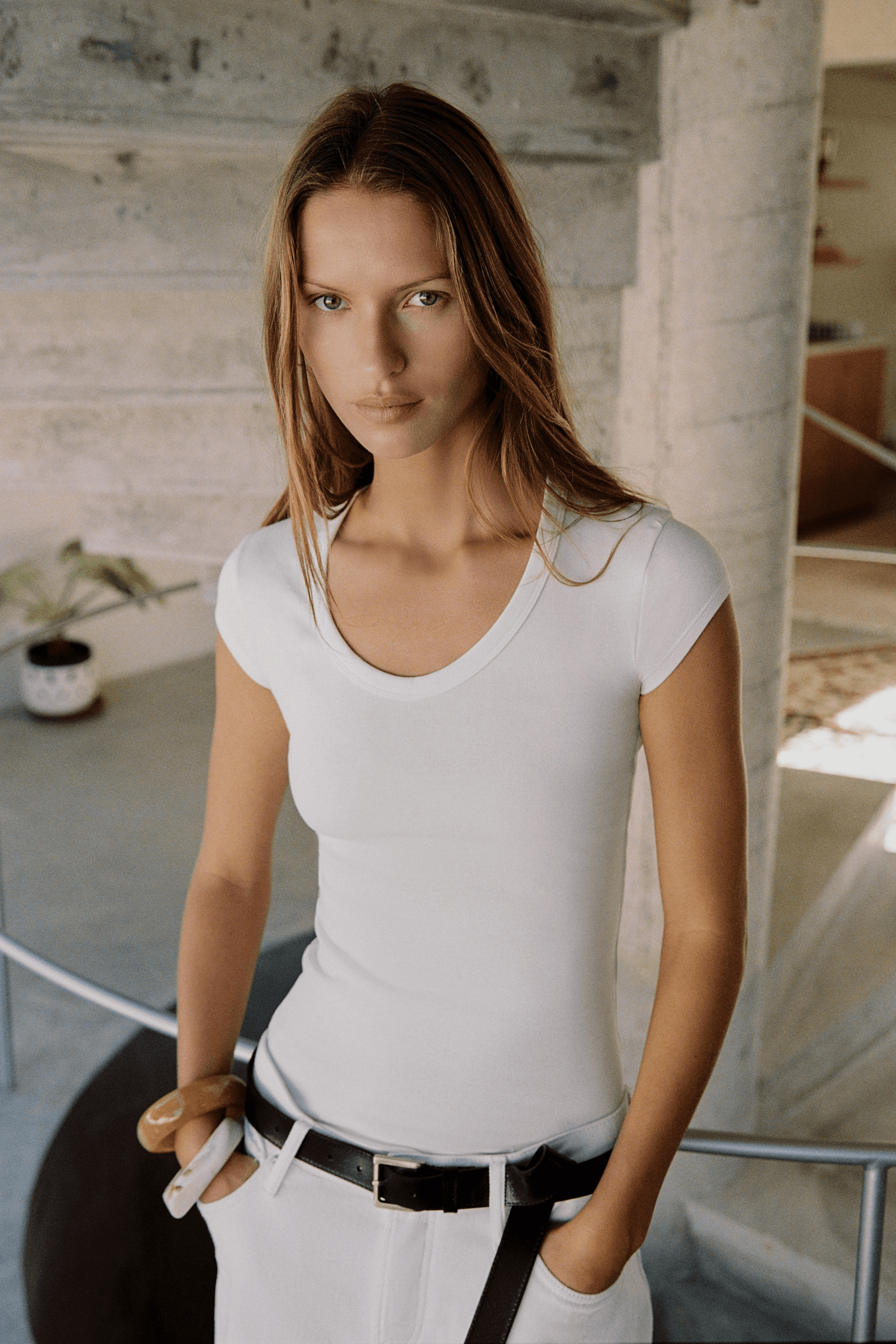 POT NECK T-SHIRT - Image 1