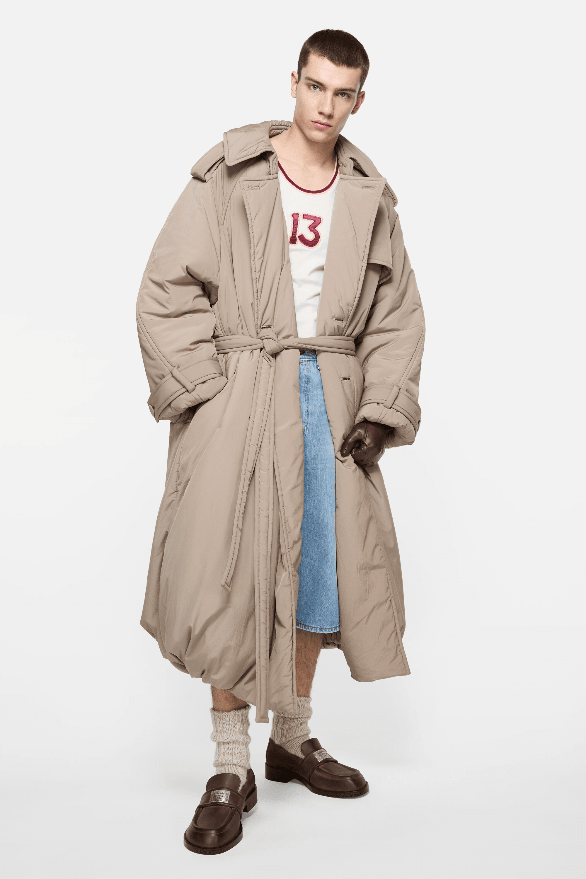 Padded trench coat - Image 1