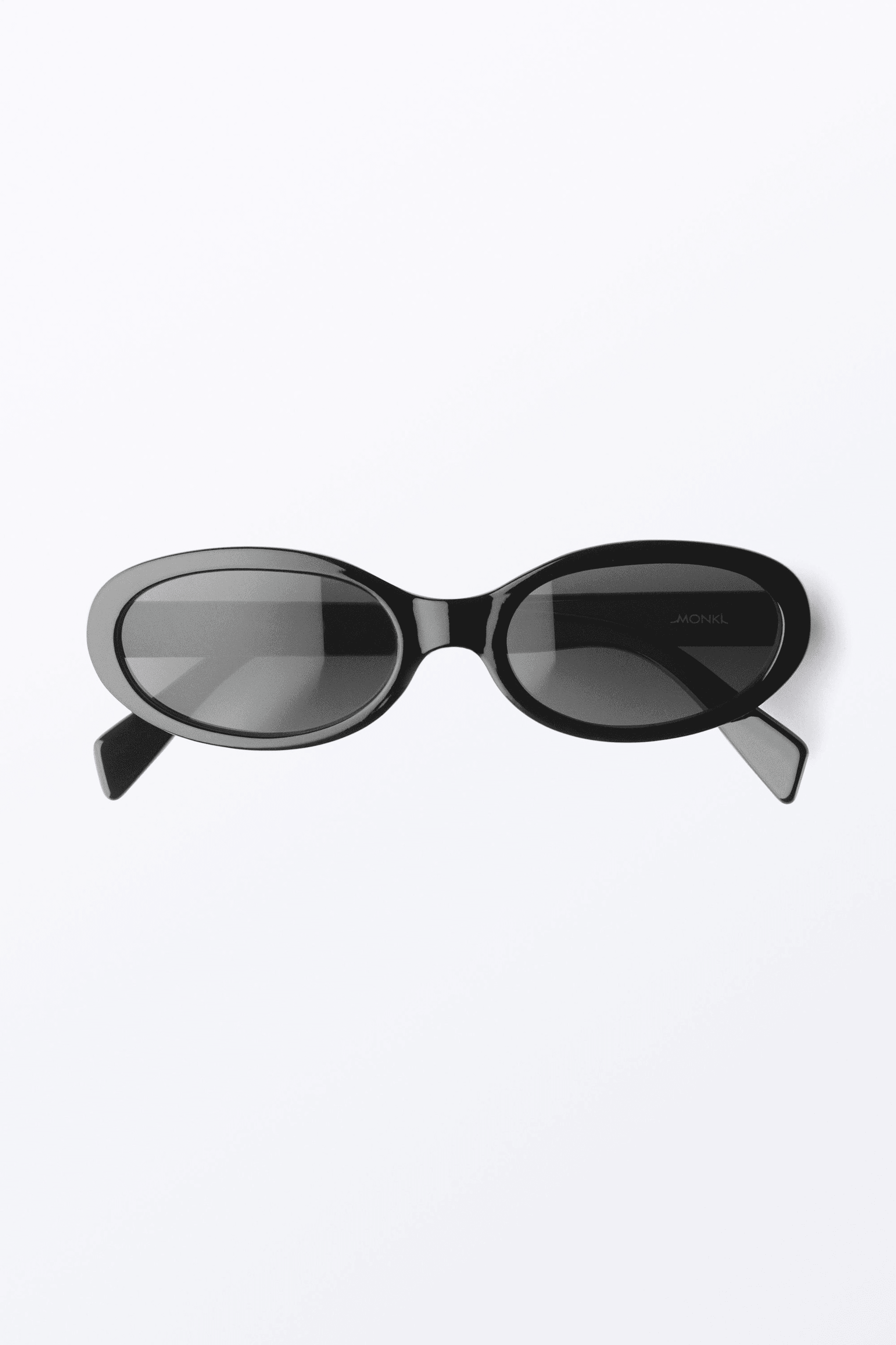 Slim Oval Tinted Sunglasses - Image 1