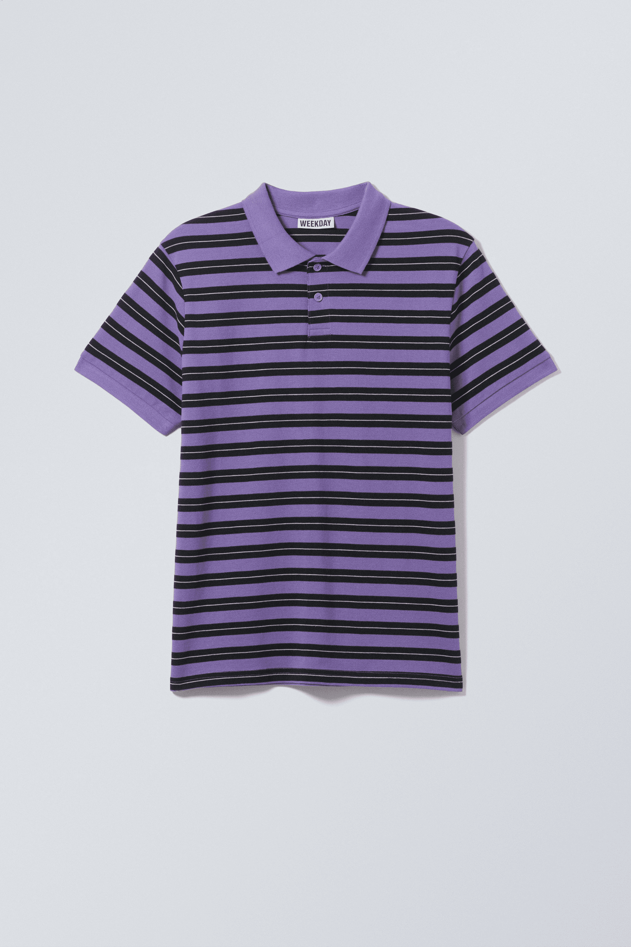 Short-Sleeved Cotton Piqué Polo Shirt - Image 1