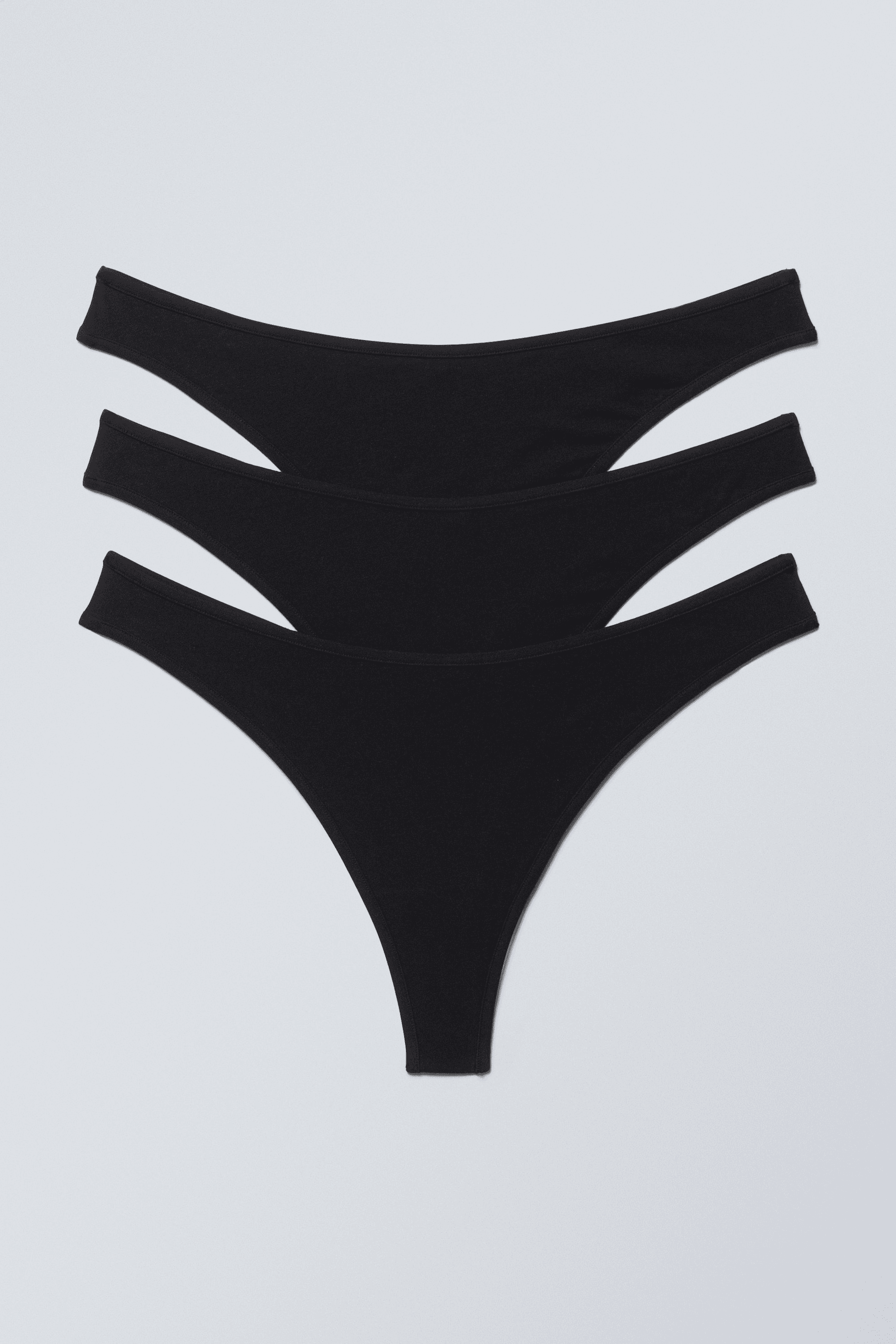3-pack Jade Cotton Thong - Image 1