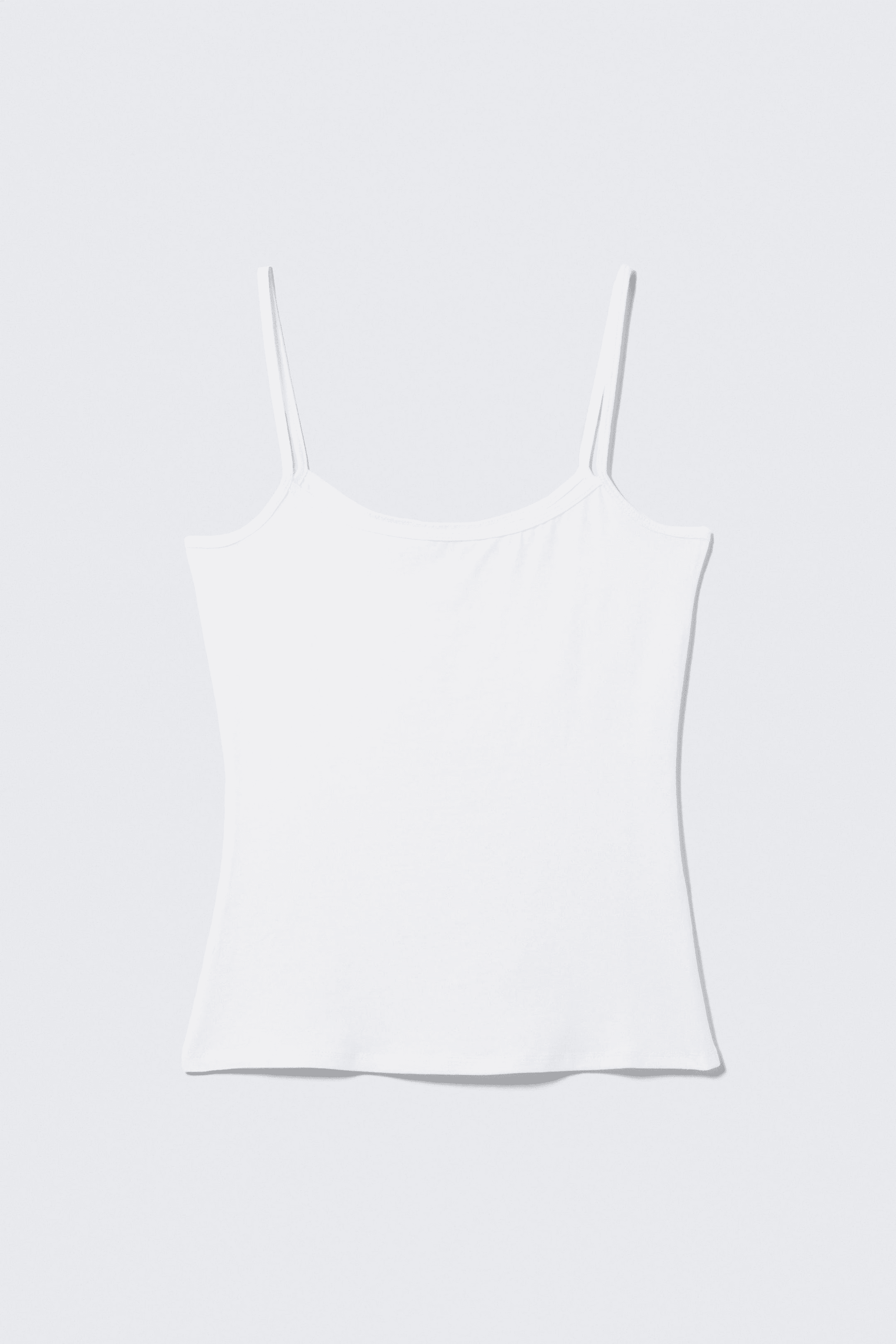 Slim Strappy Tank Top - Image 1