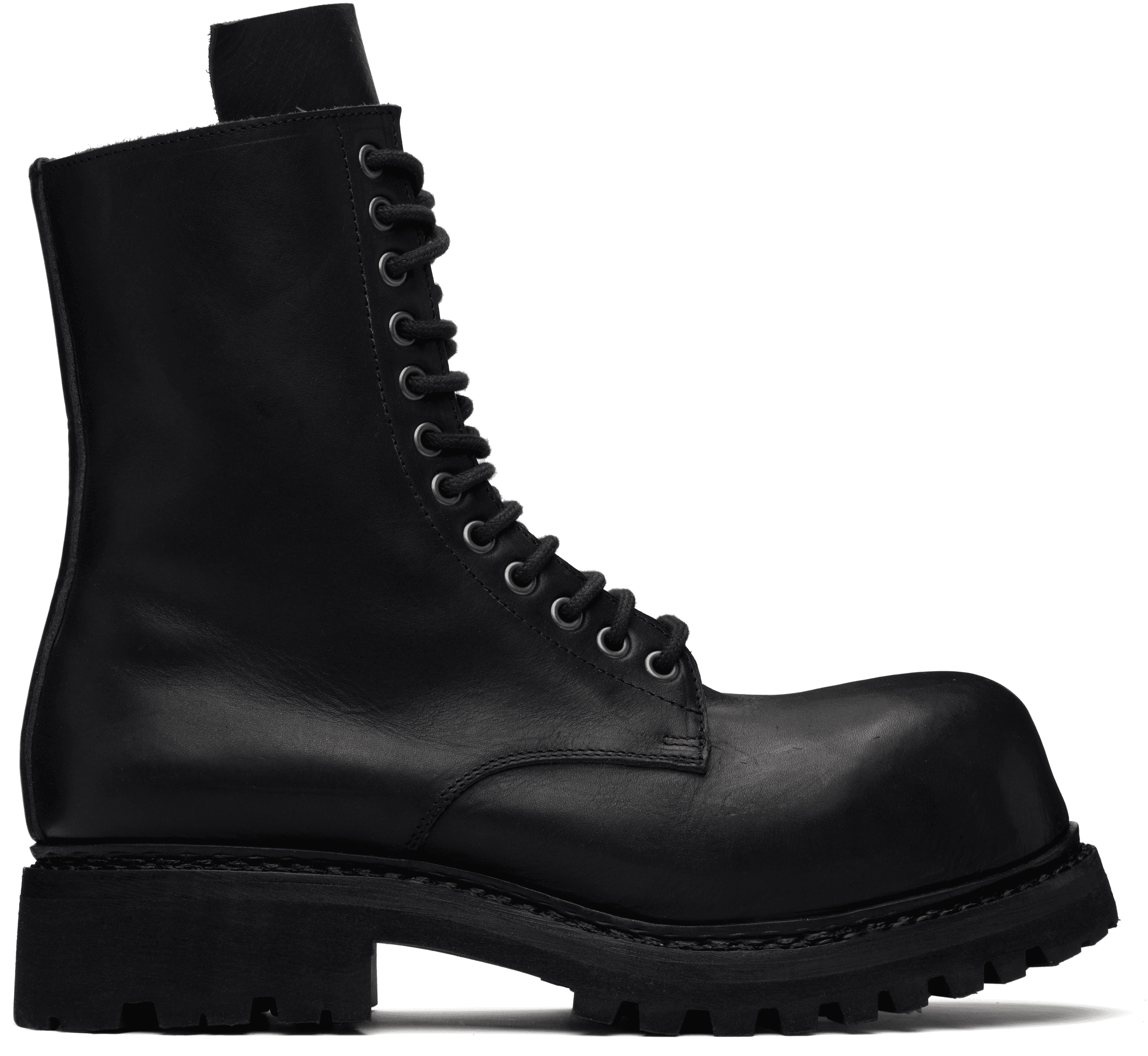 Black Prisma Combat Boots - Image 1