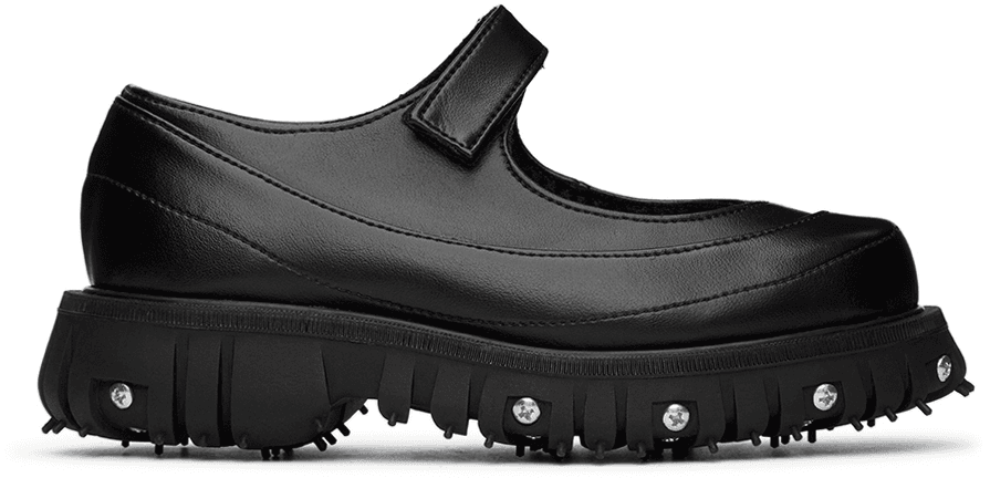 Kids Black Mary Jane Oxfords - Image 1