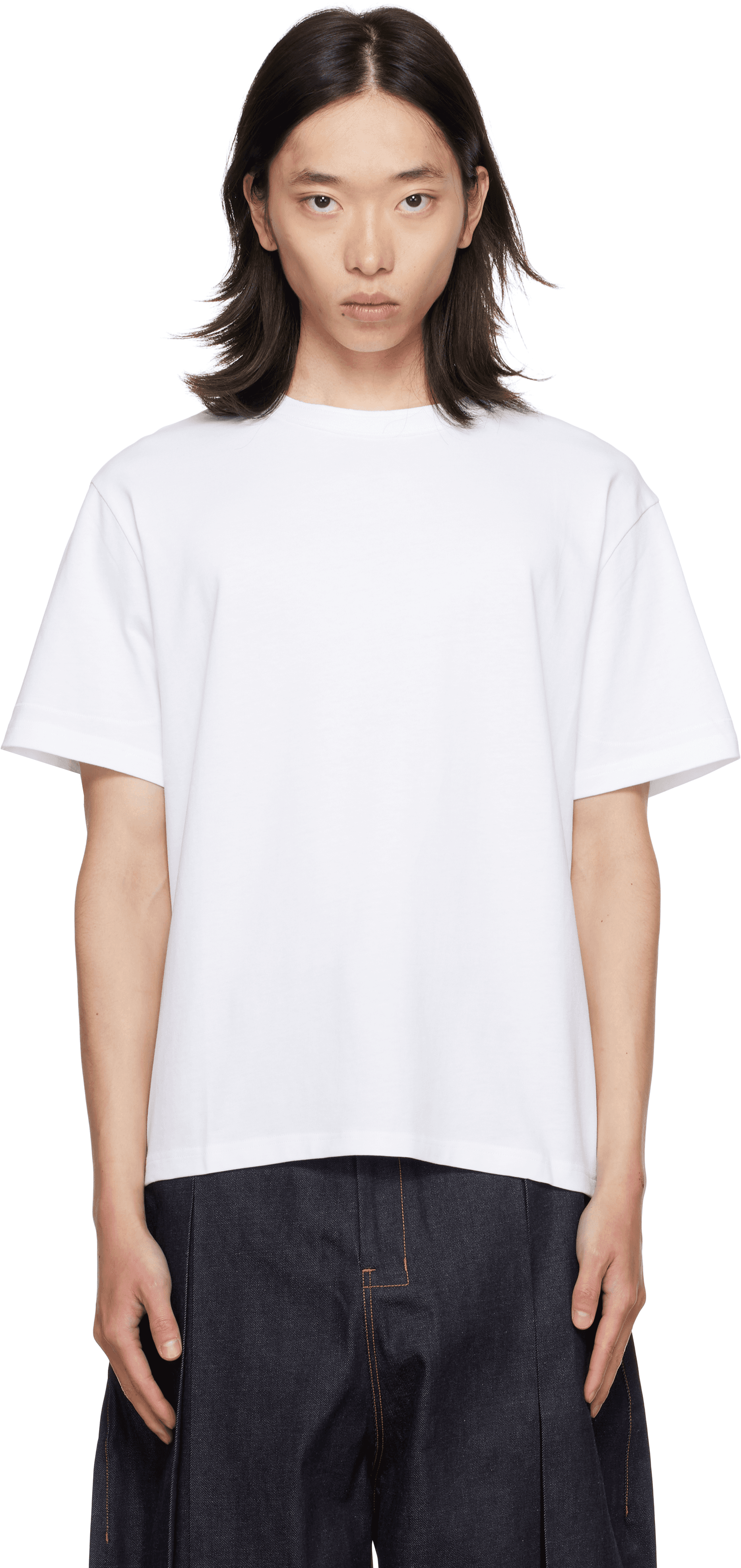 White Short Sleeve Lock T-shirt - Image 1