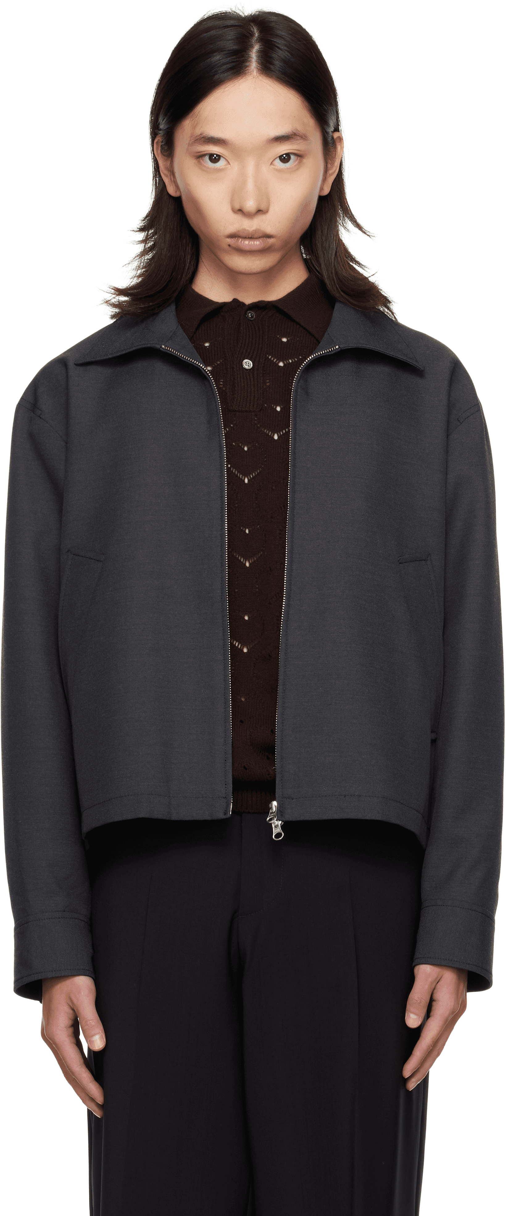 Gray Mail Jacket - Image 1