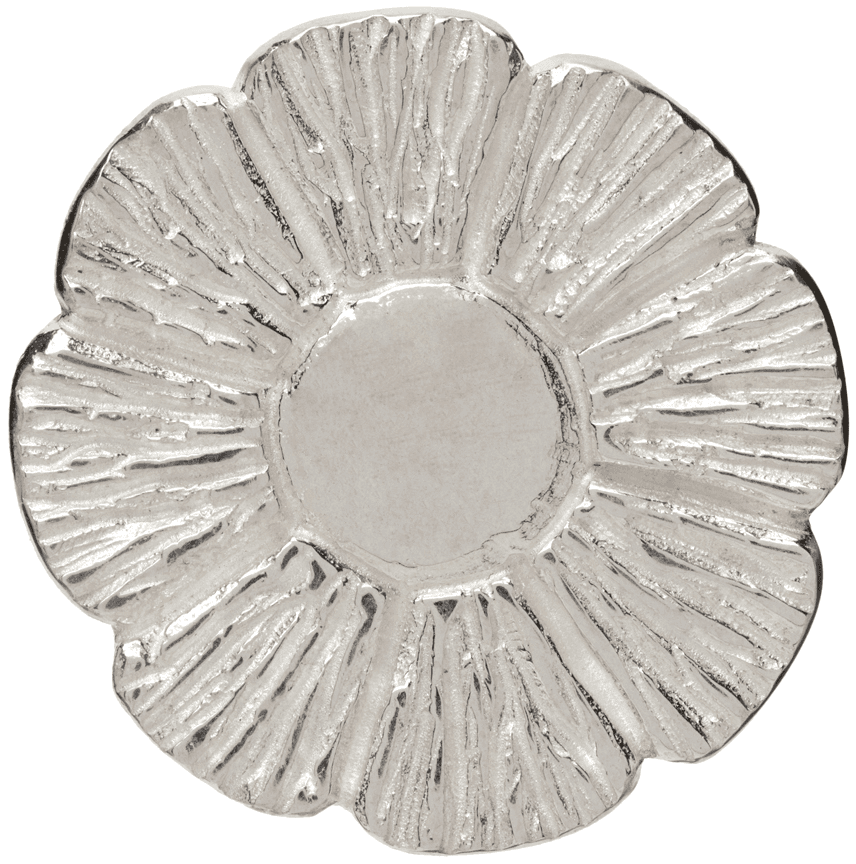 SSENSE Exclusive Silver Marigold Cufflink - Image 1